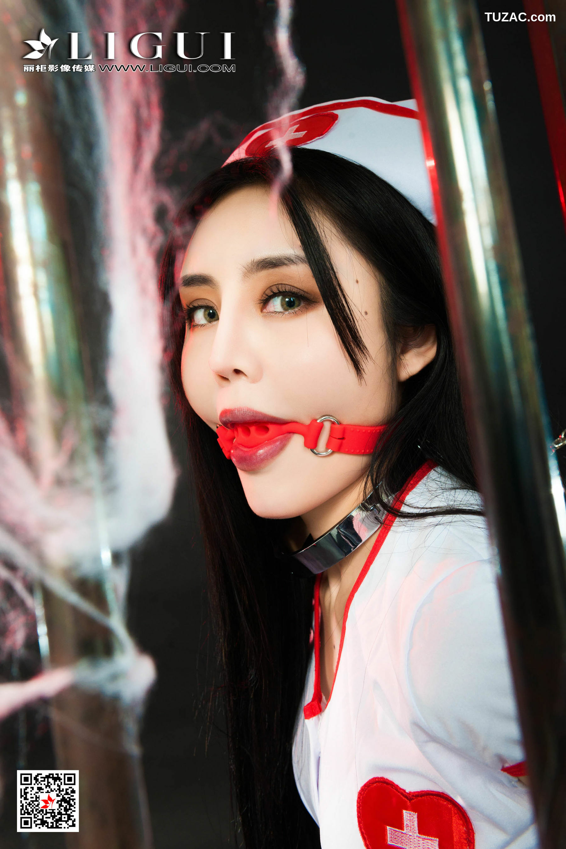 丽柜_ Model 凉儿 - 护士镣铐制服丝袜人体[70P]