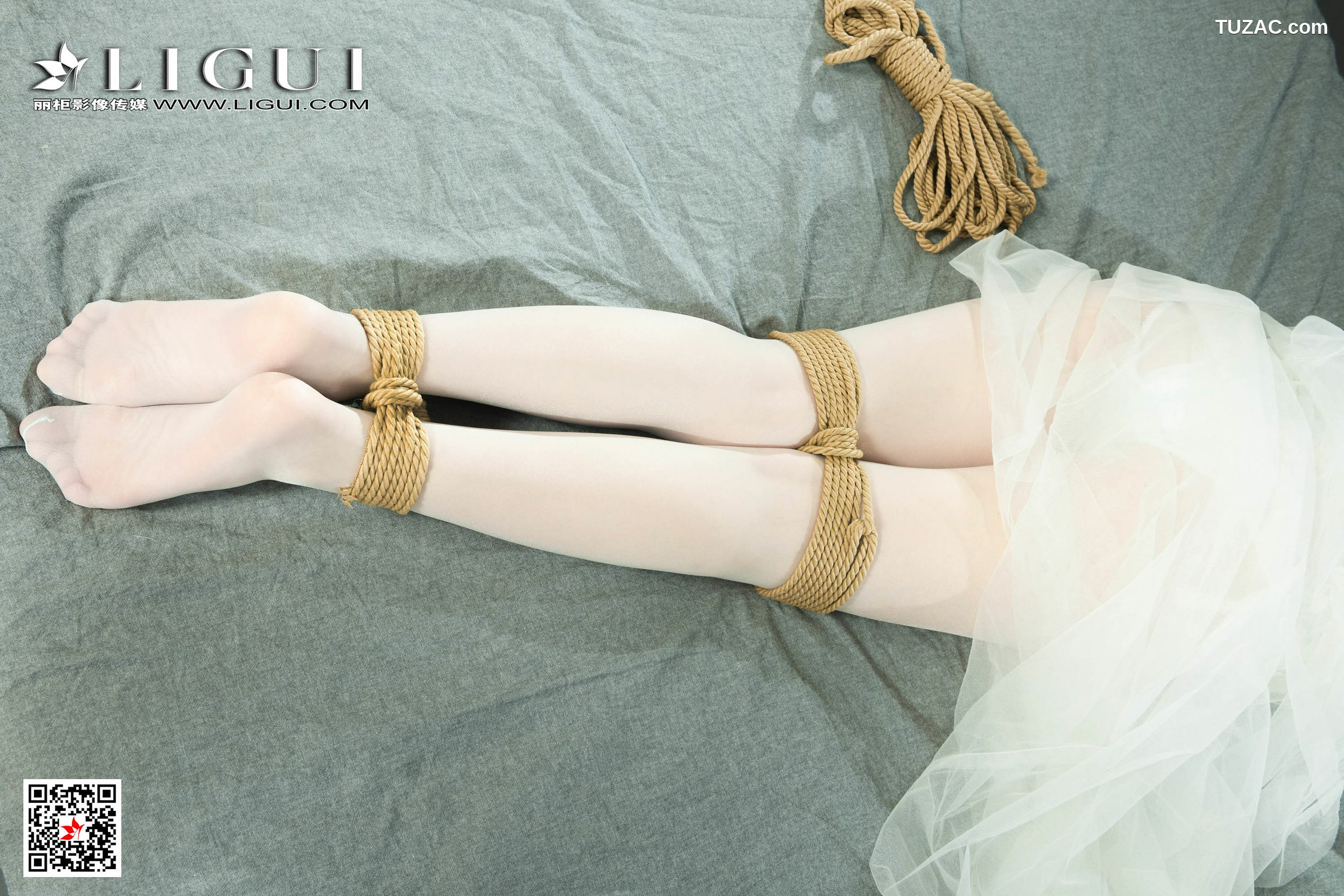丽柜_ Model 天天 《蕾丝婚纱美束》 写真集[76P]