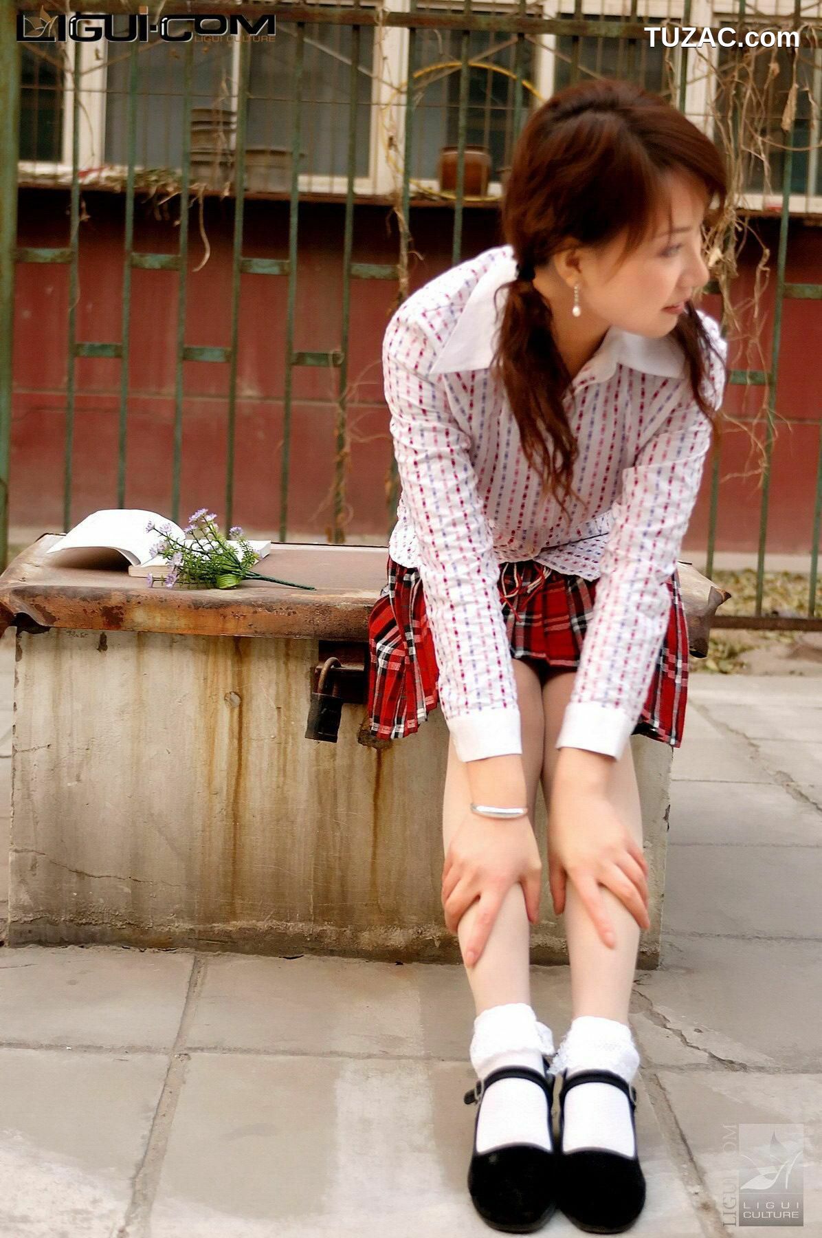 丽柜_ Model 英子《初恋布鞋女孩》丝足写真图片[70P]