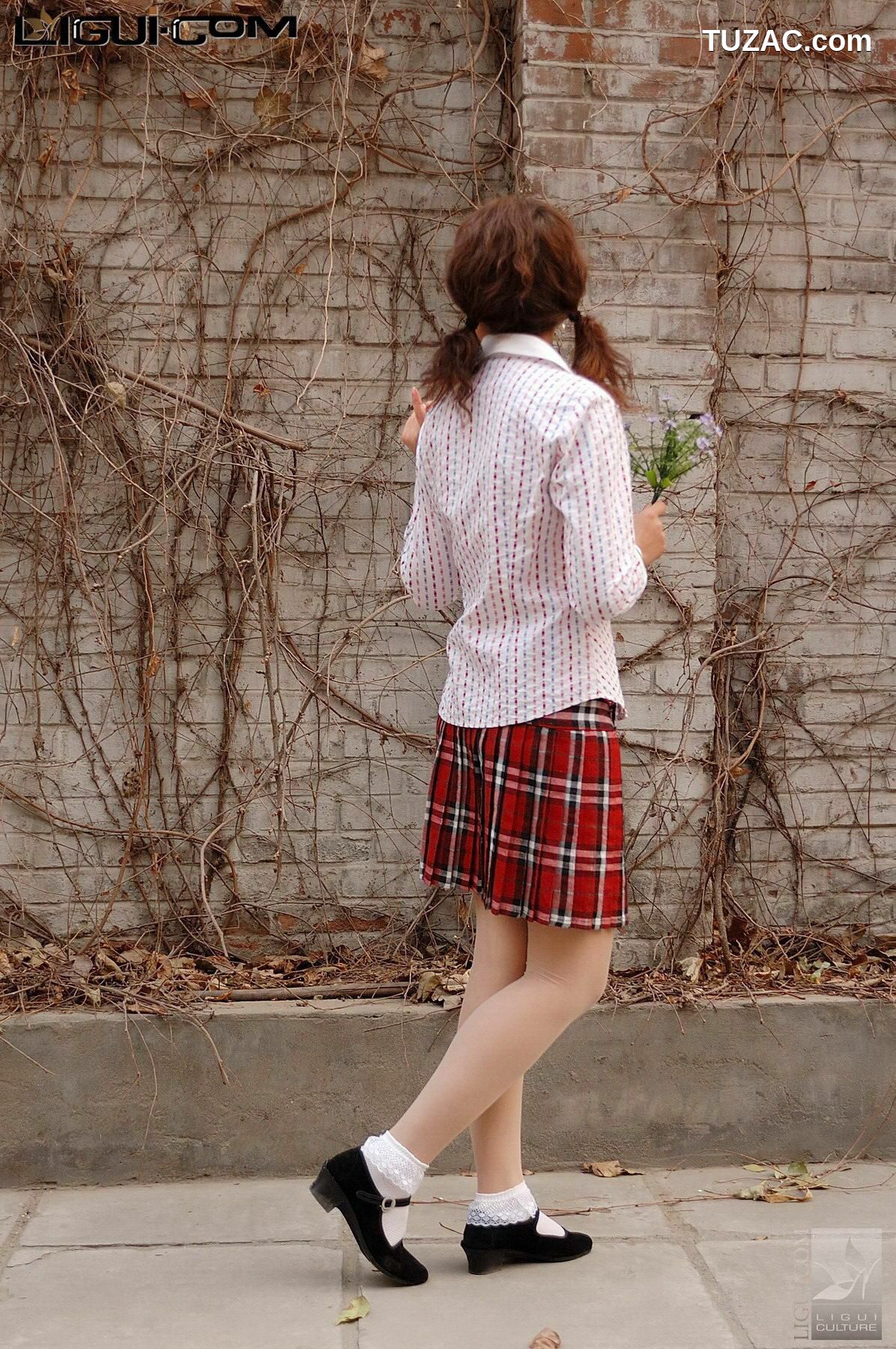 丽柜_ Model 英子《初恋布鞋女孩》丝足写真图片[70P]