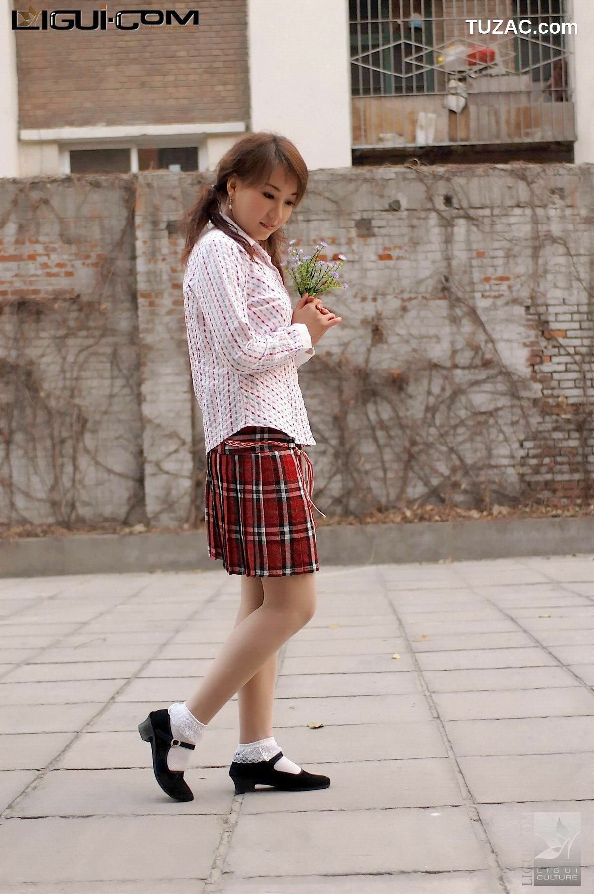 丽柜_ Model 英子《初恋布鞋女孩》丝足写真图片[70P]