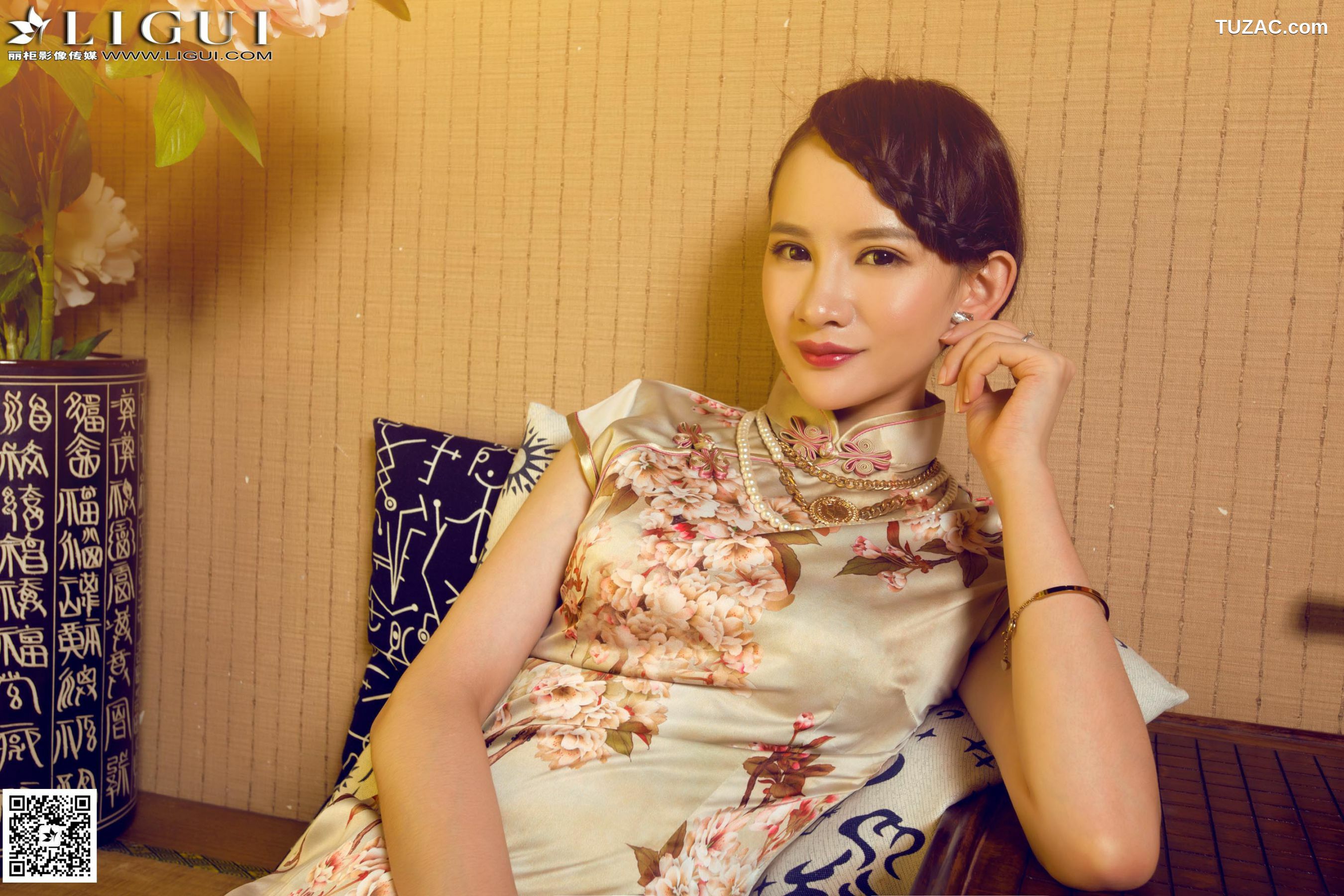 丽柜_Model AMY《高贵旗袍美人》 美腿玉足写真图片[56P]