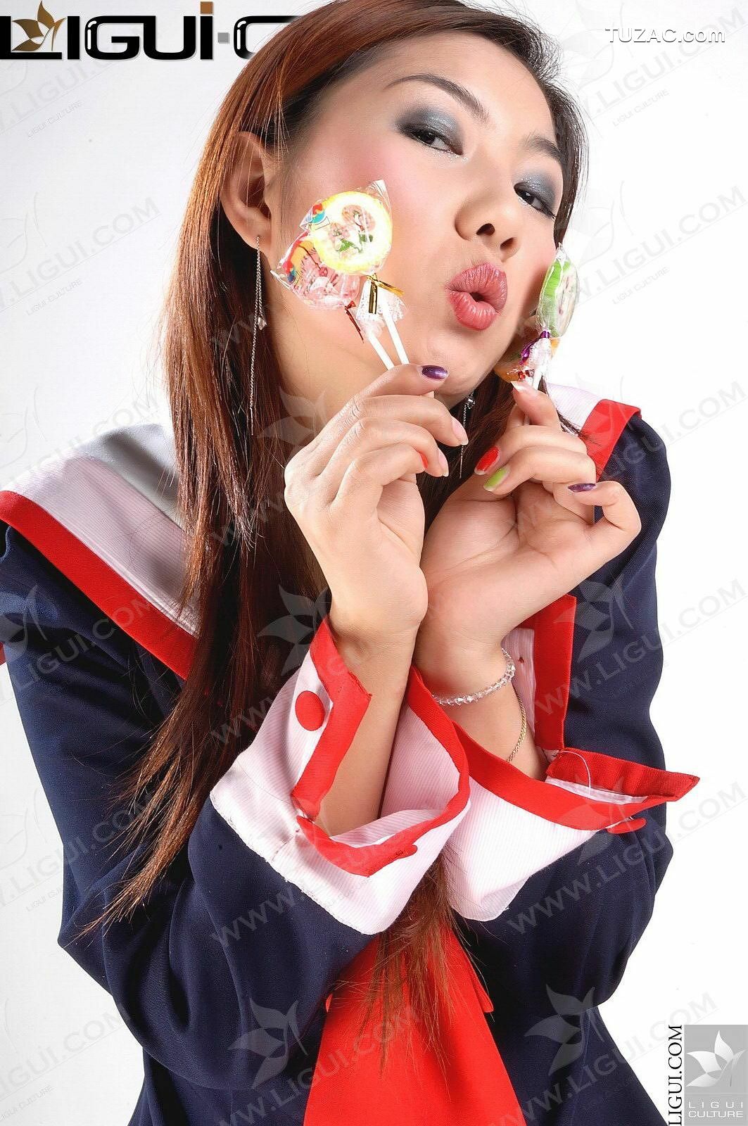 丽柜_Model 丝丝《学生年代的青春幻想》 丝足写真图片[80P]