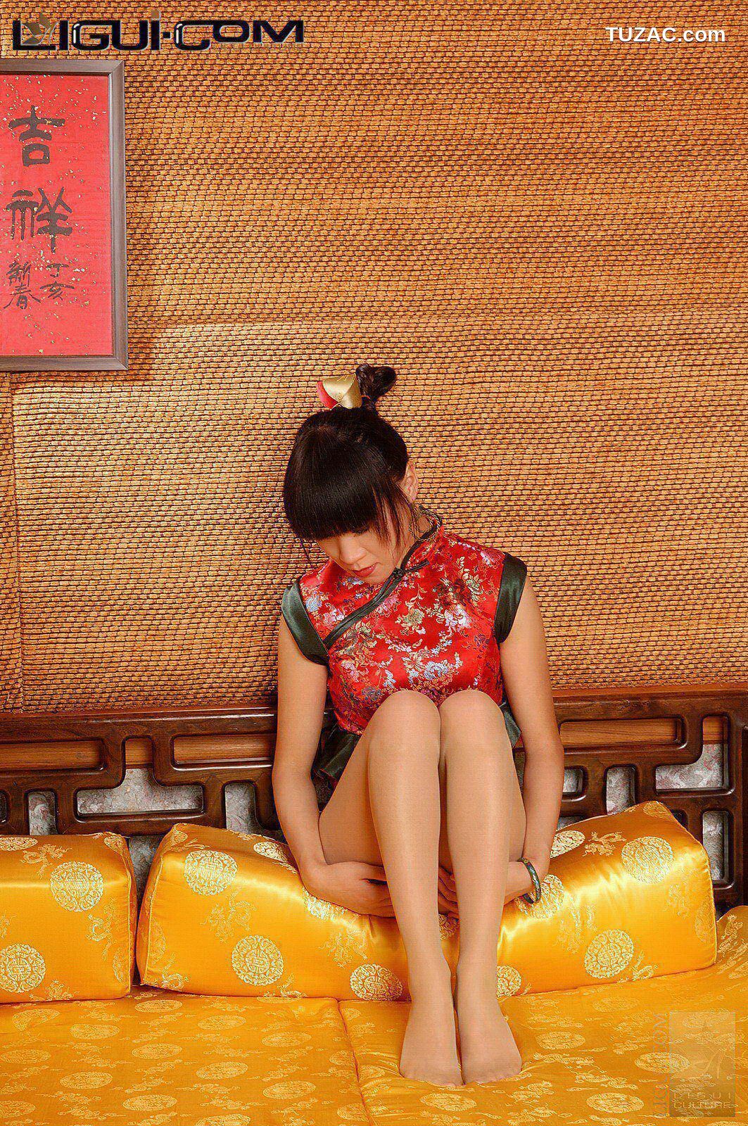 丽柜_Model 伊园《古典嬌娃》 丝足写真图片[36P]