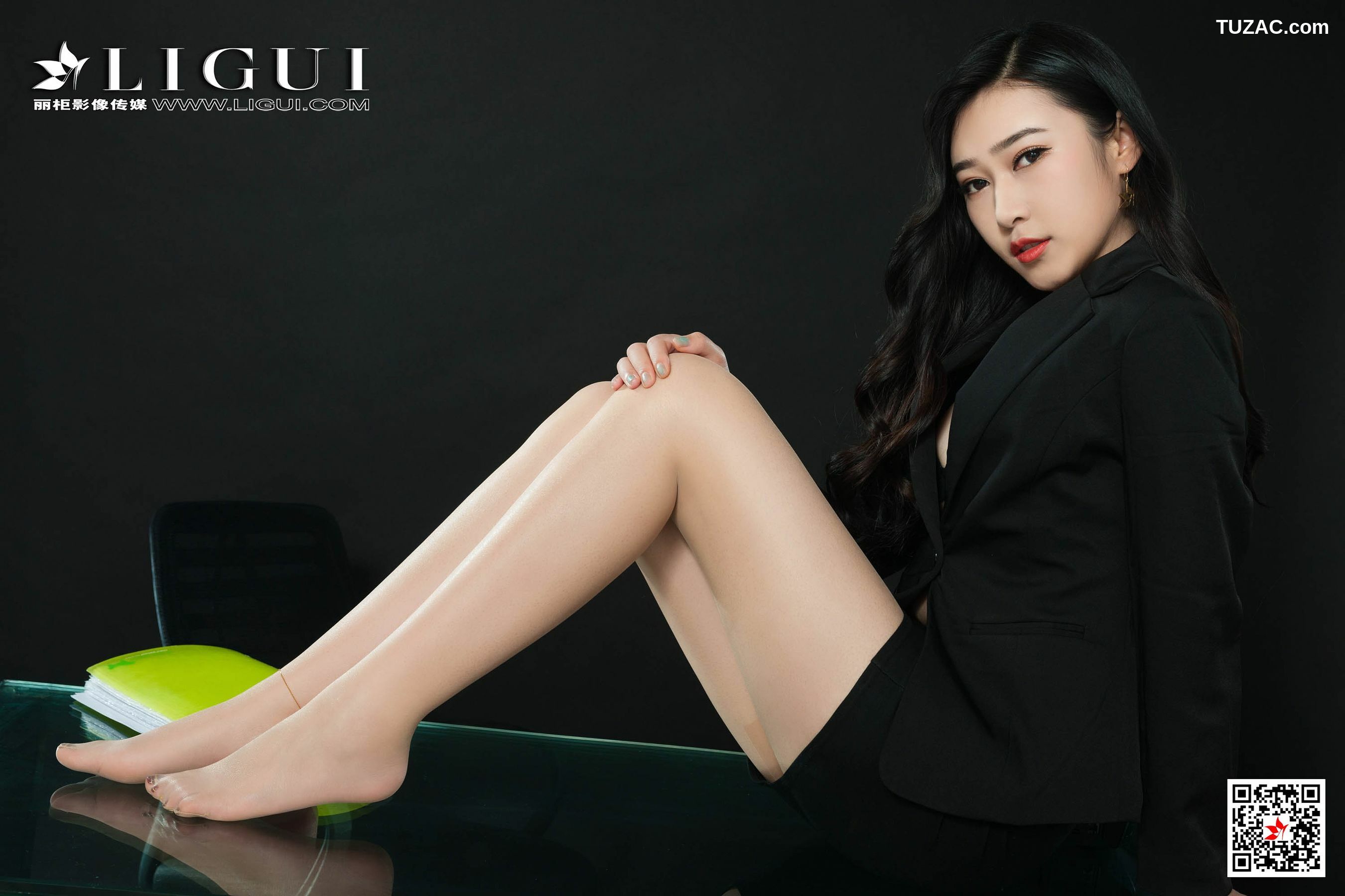 丽柜_Model 小迪《肉丝OL高跟美腿》 网络丽人 写真集[53P]