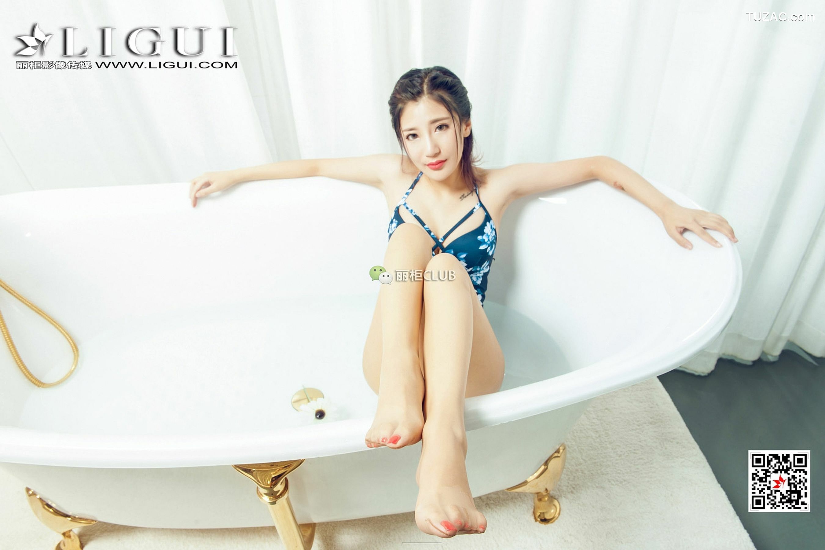 丽柜_Model 悠悠《浴缸玉足》 写真集[69P]