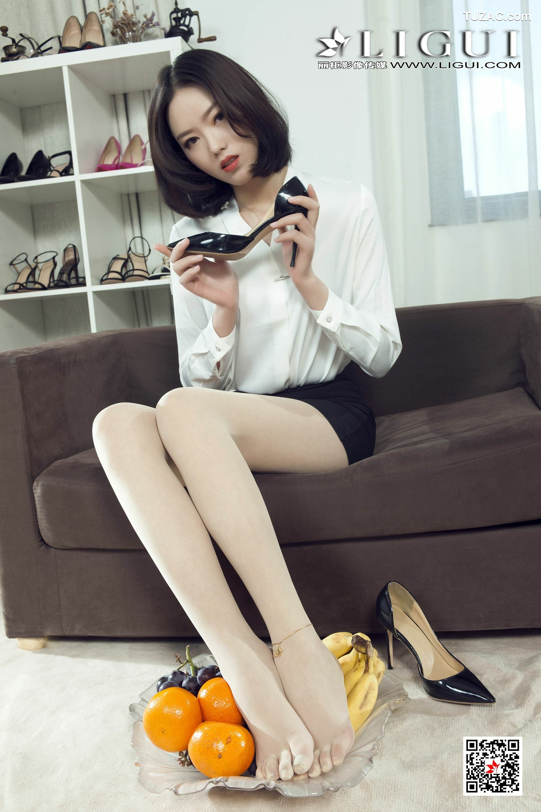 丽柜_Model 敏儿《肉丝水果丝足》 写真集[67P]