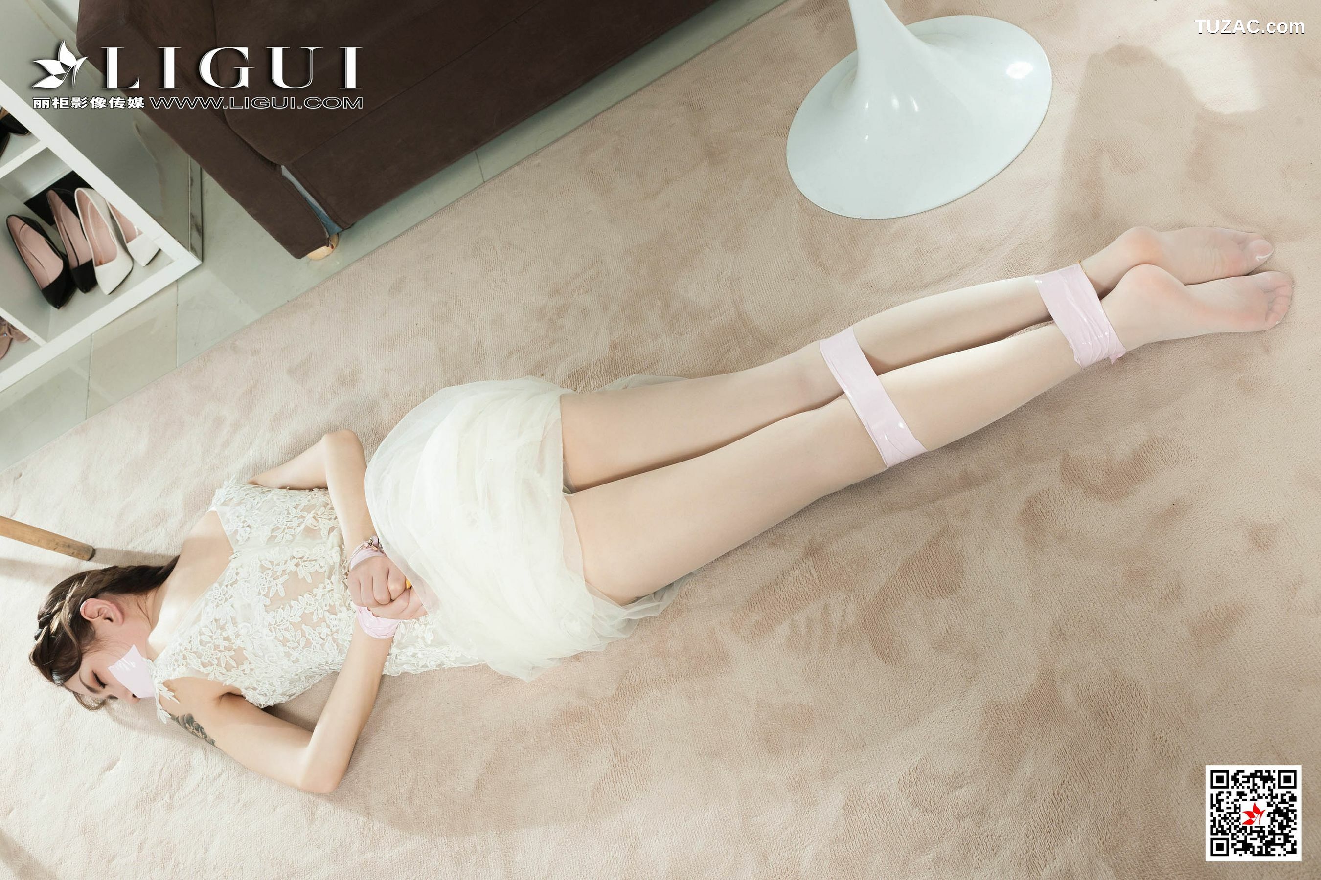 丽柜_Model 甜甜《白丝婚纱美束》 写真集[72P]