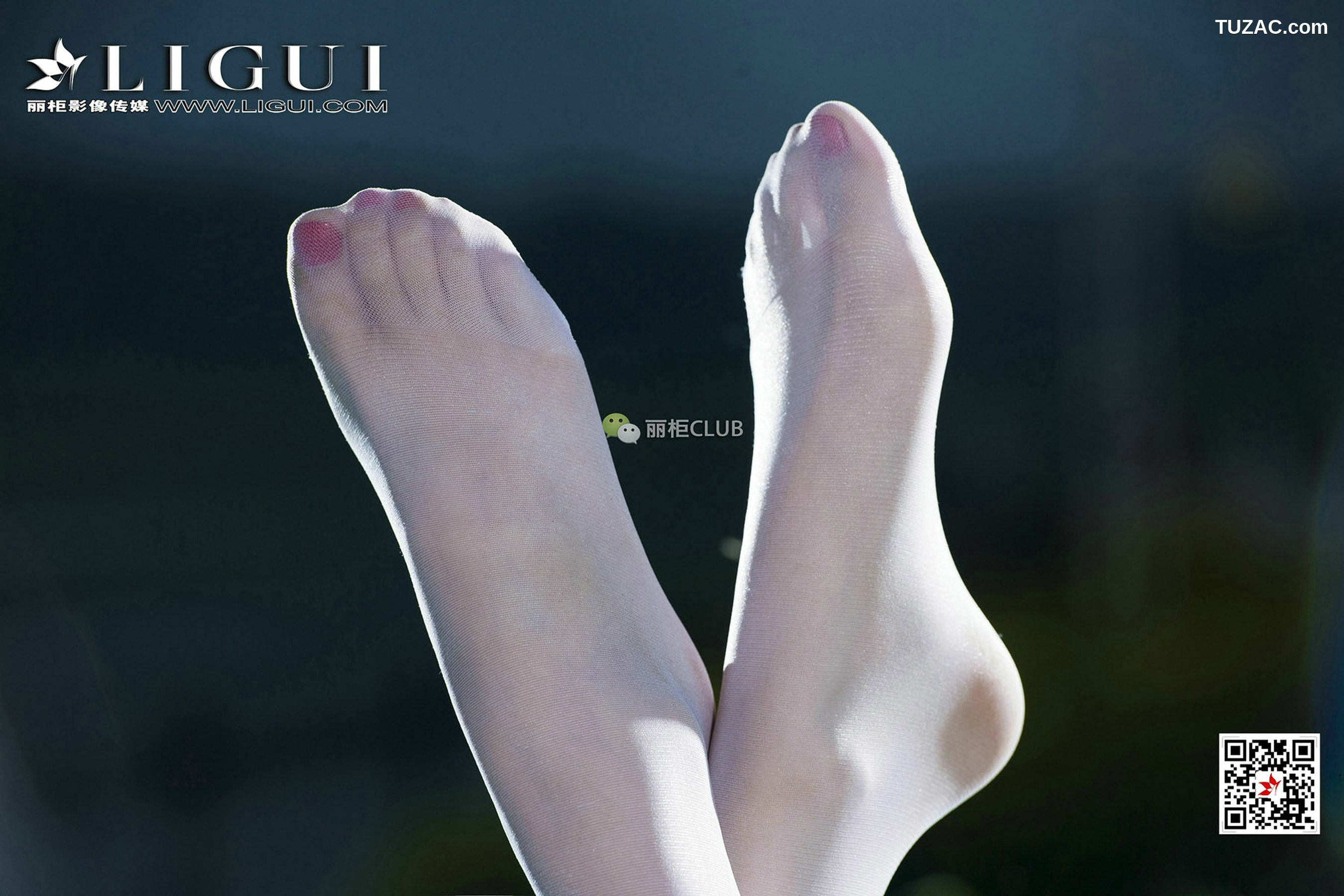 丽柜_Model 雪儿《夜空白丝》 写真集[82P]