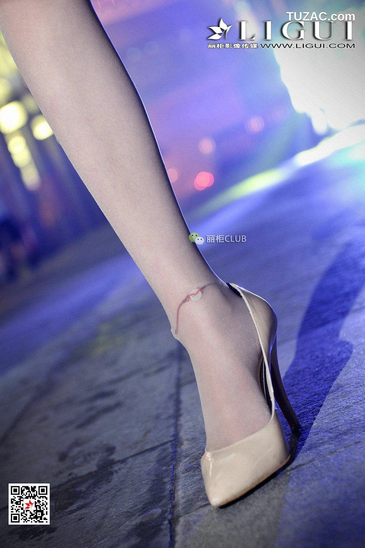 丽柜_腿模凌凌《美腿夜拍》 写真集[40P]