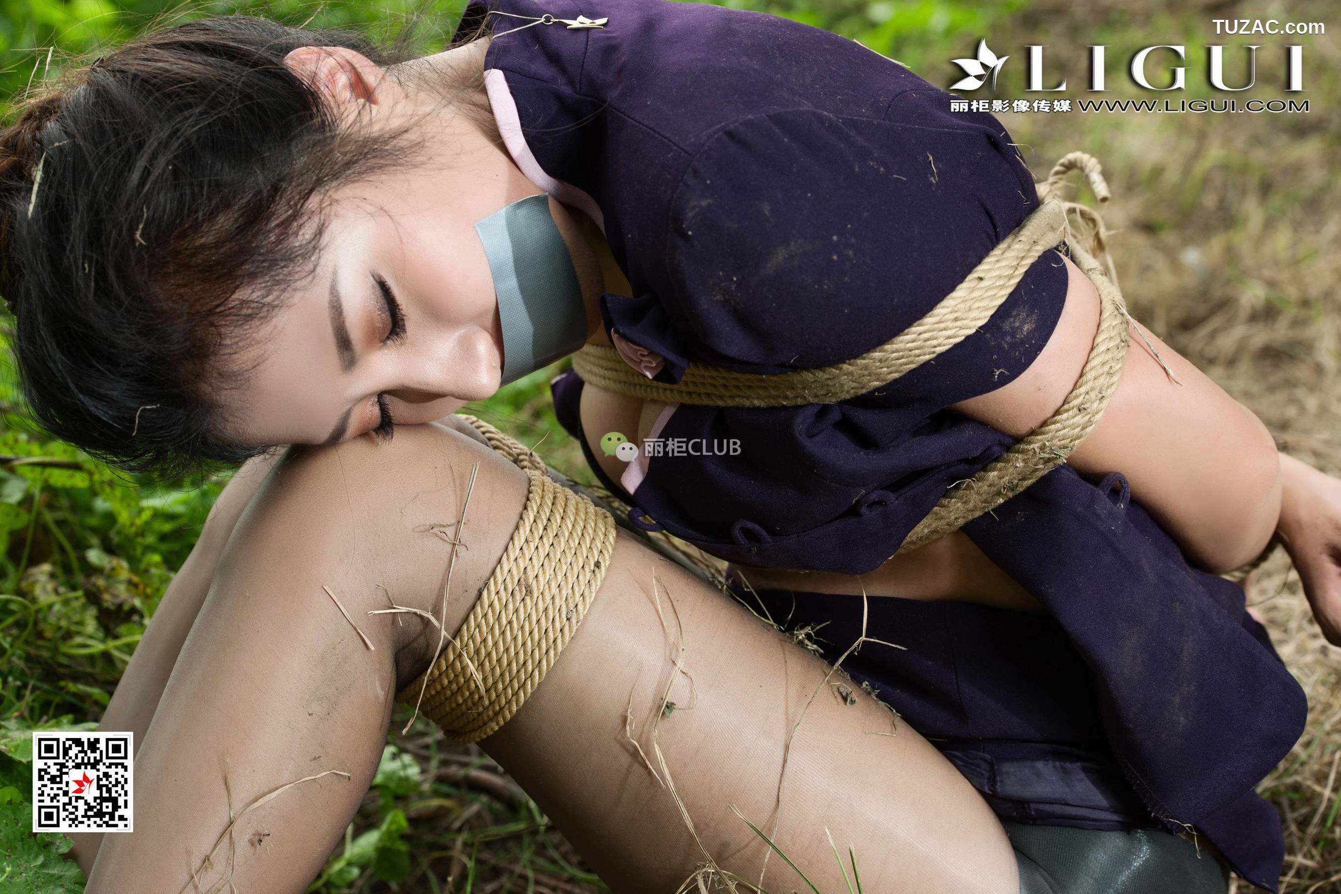 丽柜_腿模思彤《外拍绳艺人体摄影》 网络丽人 写真集[79P]