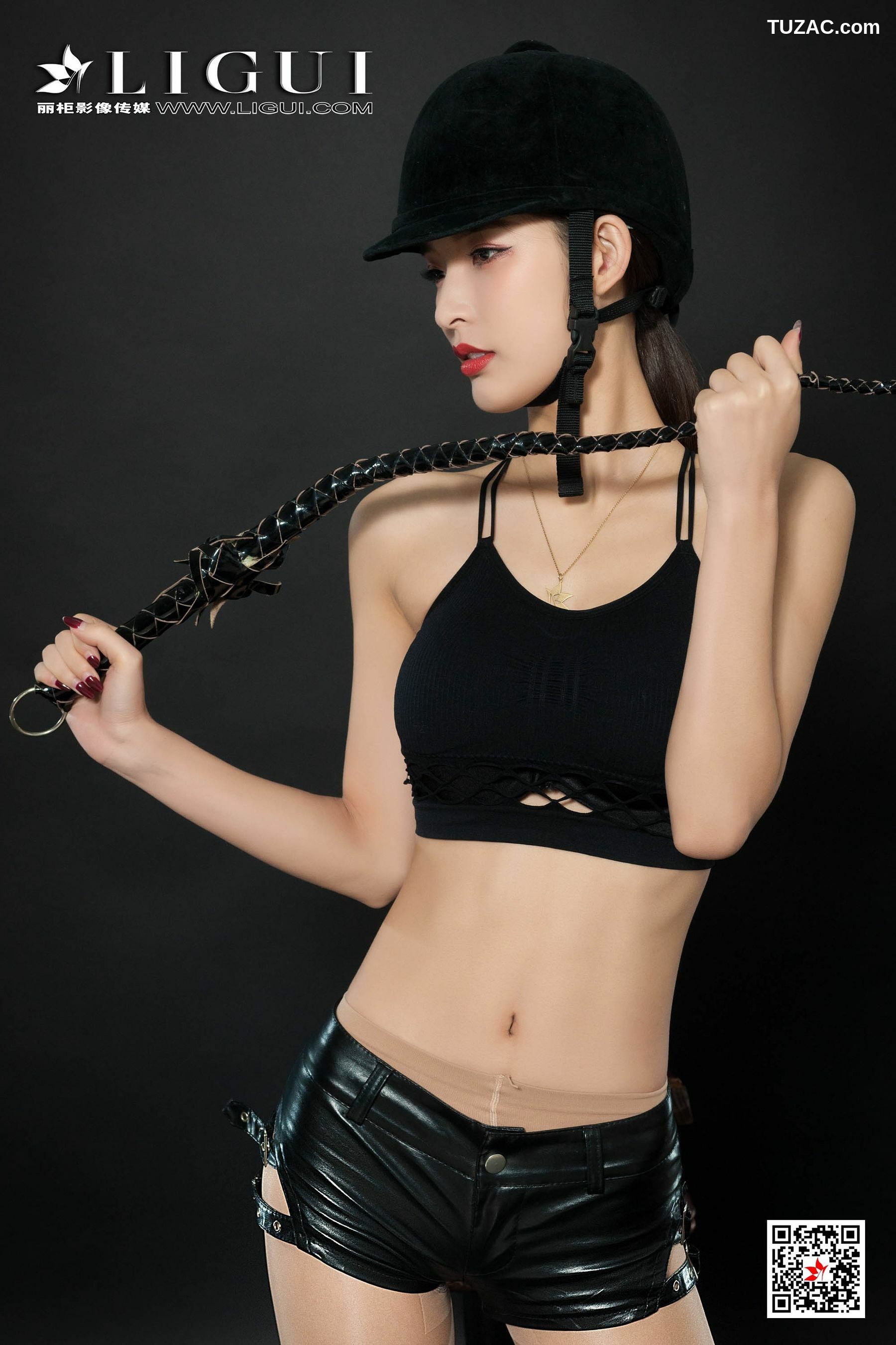 丽柜_腿模雪糕《长靴皮衣女郎》 网络丽人 写真集[68P]