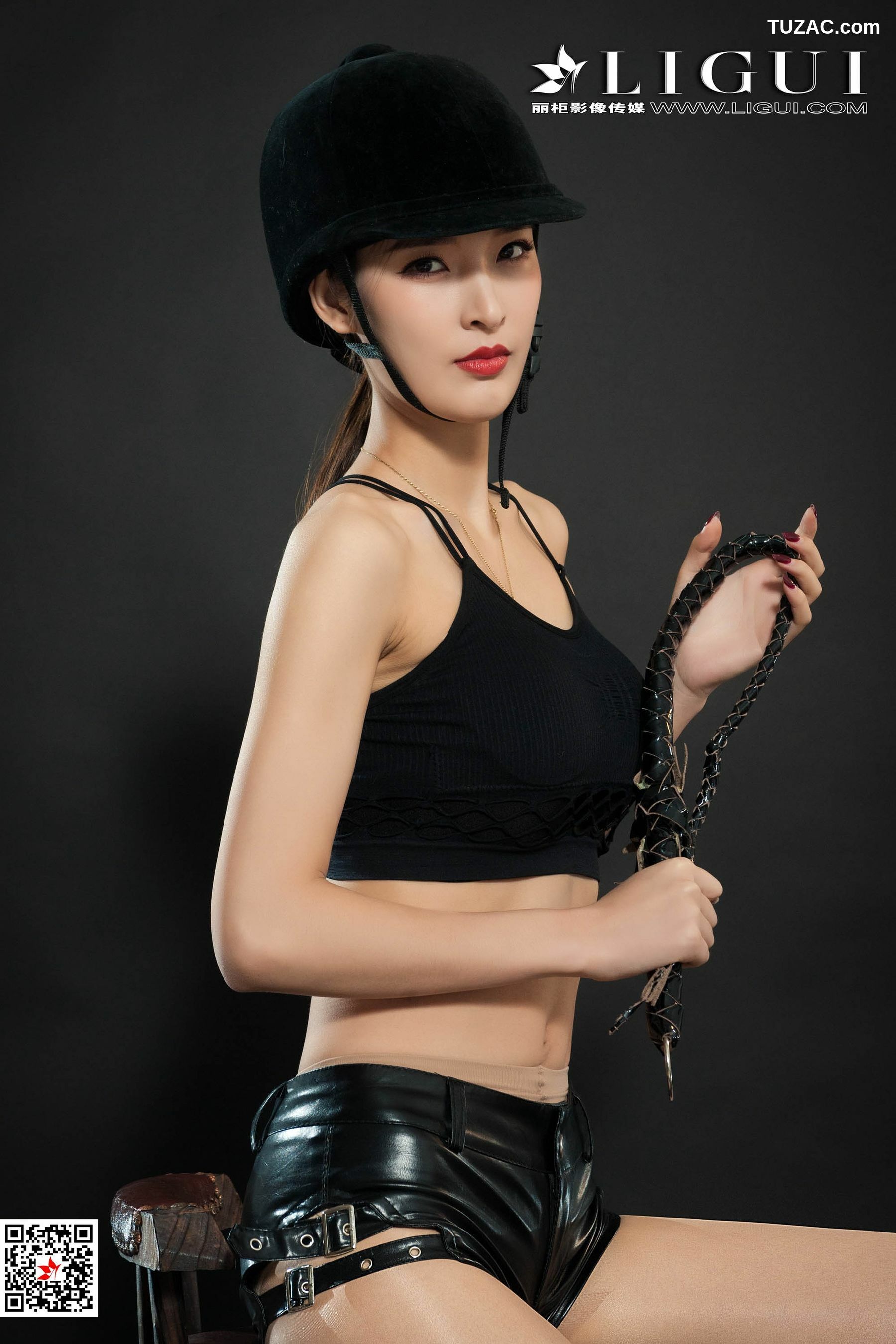 丽柜_腿模雪糕《长靴皮衣女郎》 网络丽人 写真集[68P]