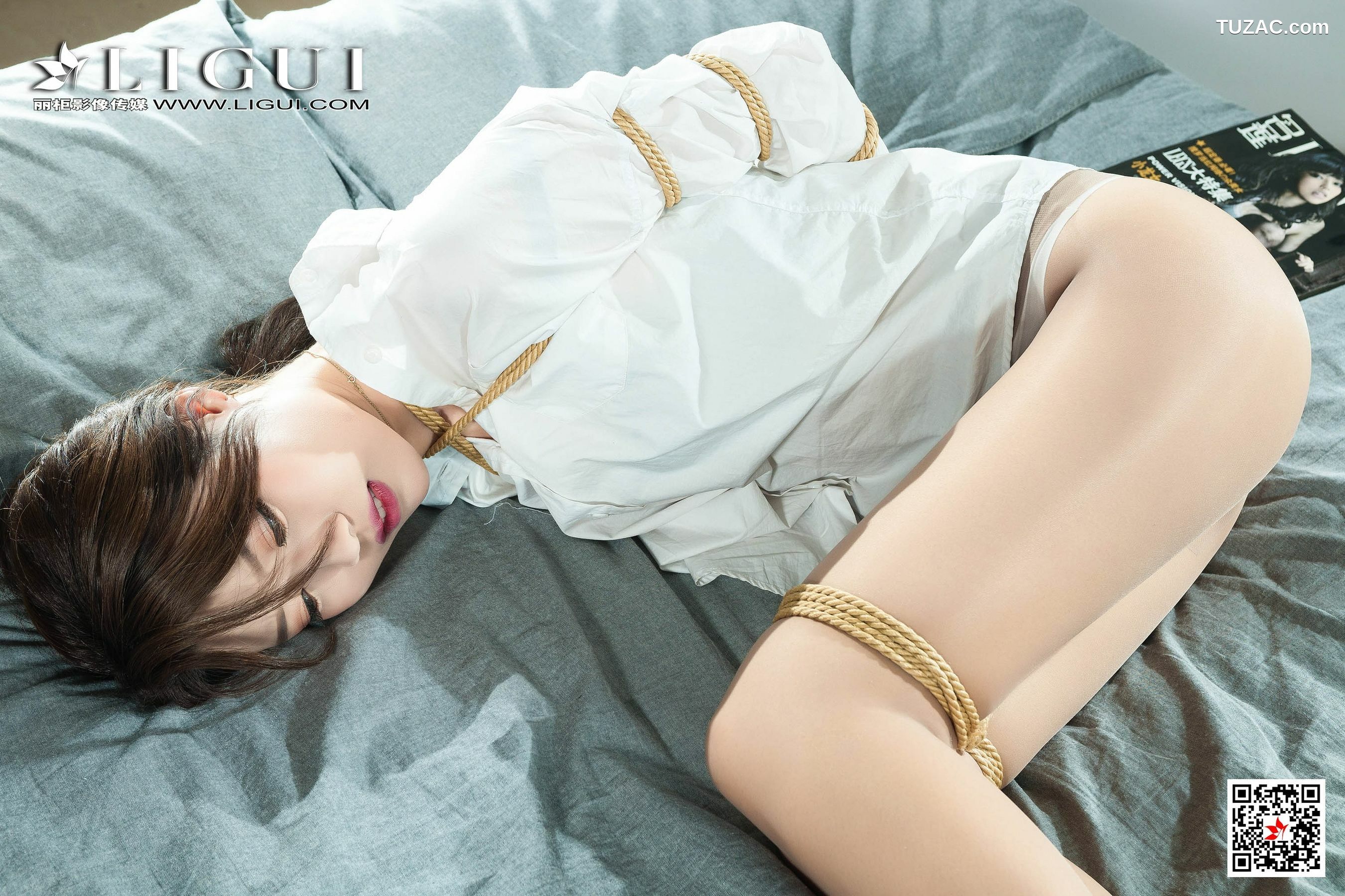 丽柜_钟情《白衬衫丝足绳艺》 写真集[69P]