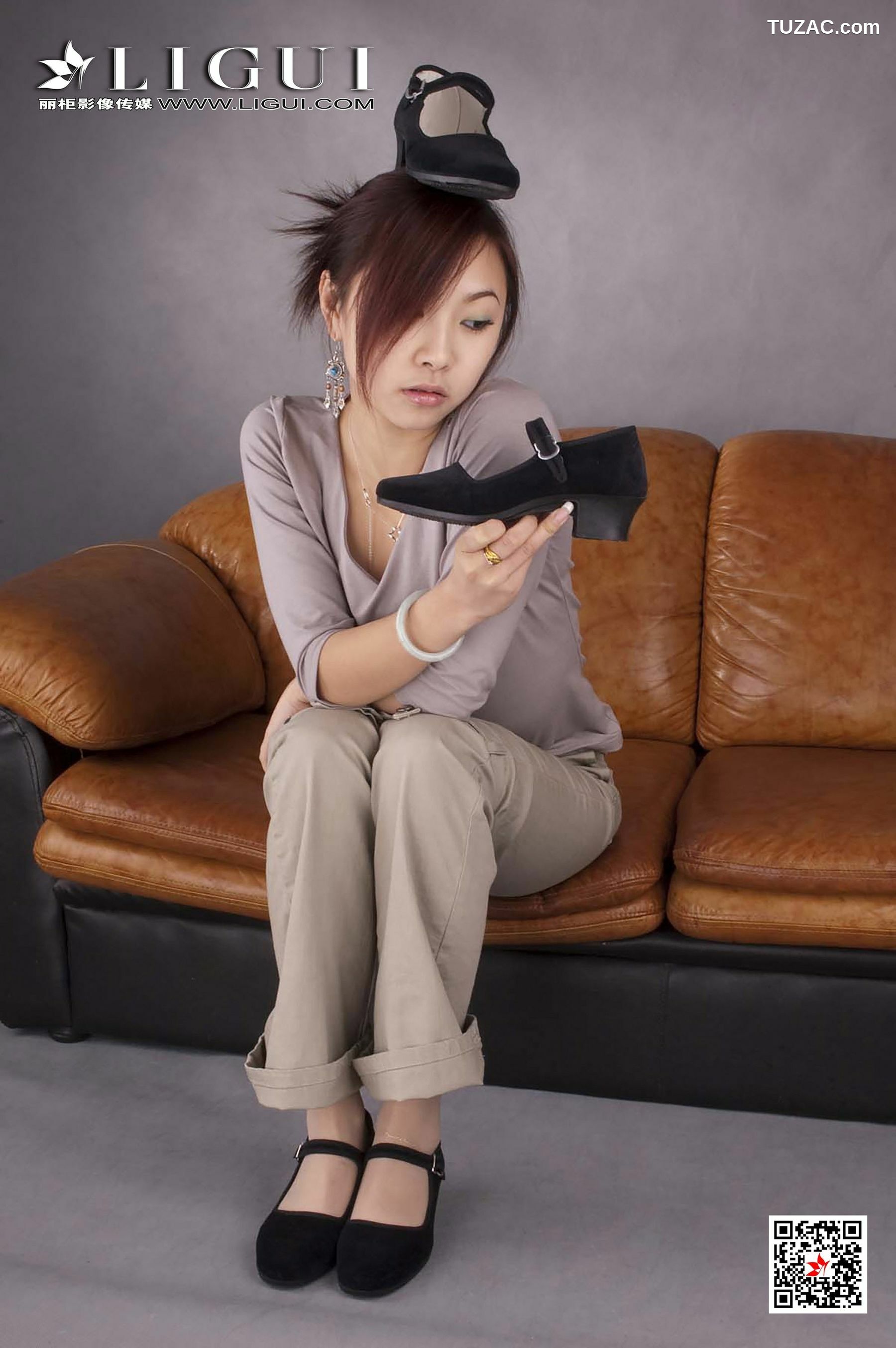 丽柜_雅诗《复古美脚》 网络丽人 写真集[79P]