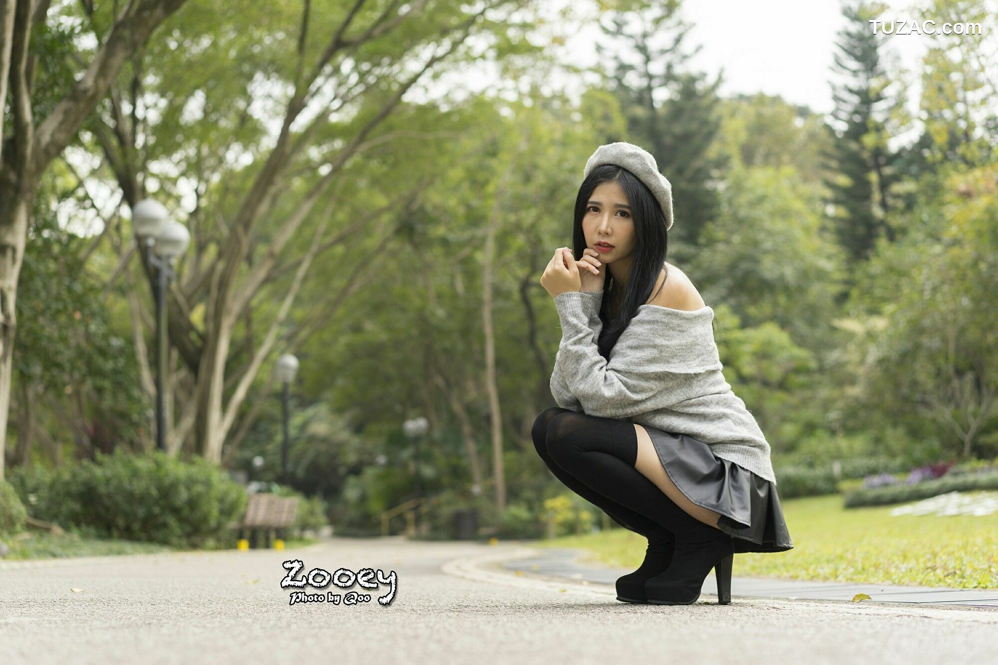 台湾正妹_ Zooey《外拍小清新3套服装》 写真集[62P]