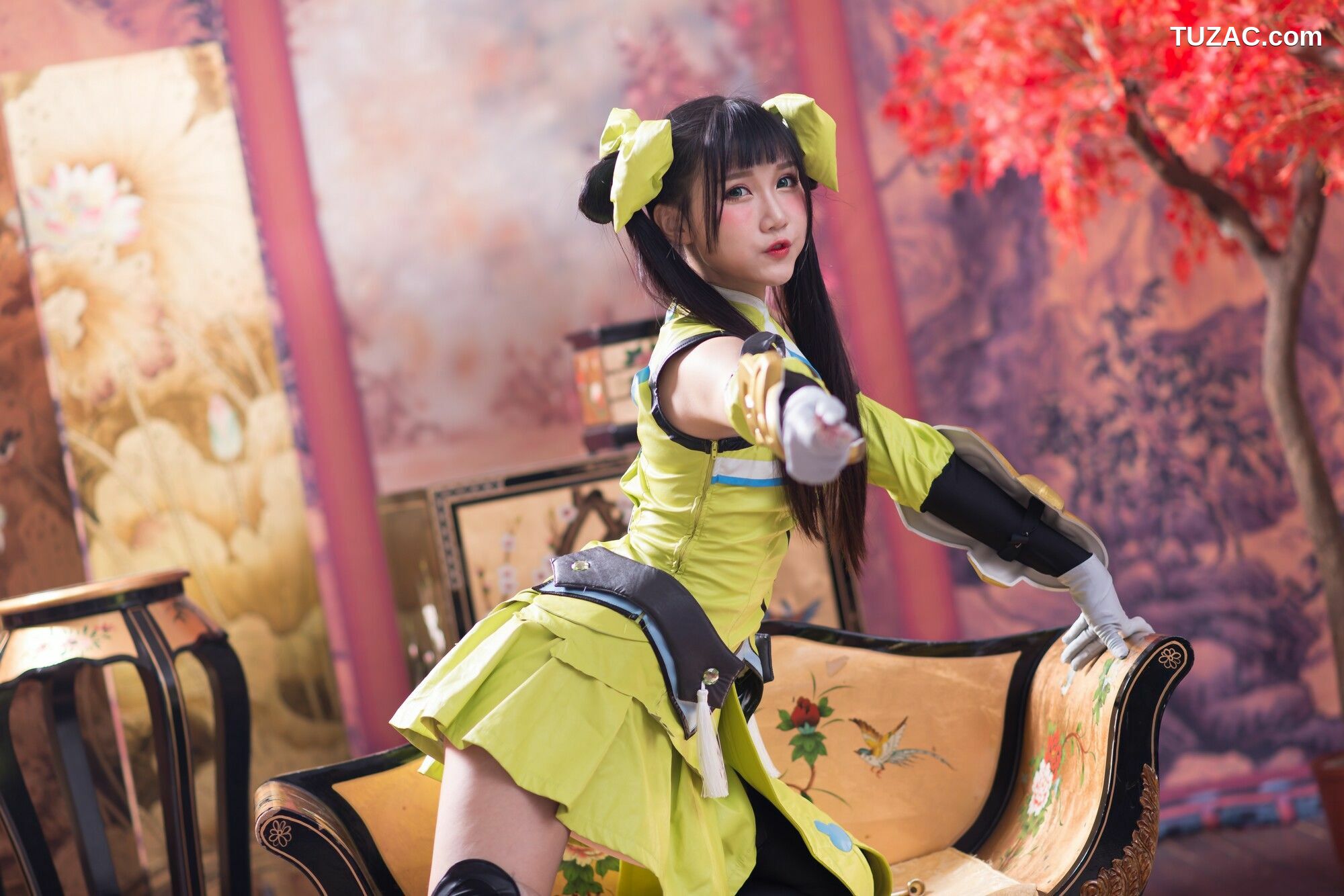 台湾正妹_ 乔乔儿《琴棚孙尚香 白丝》写真集[25P]