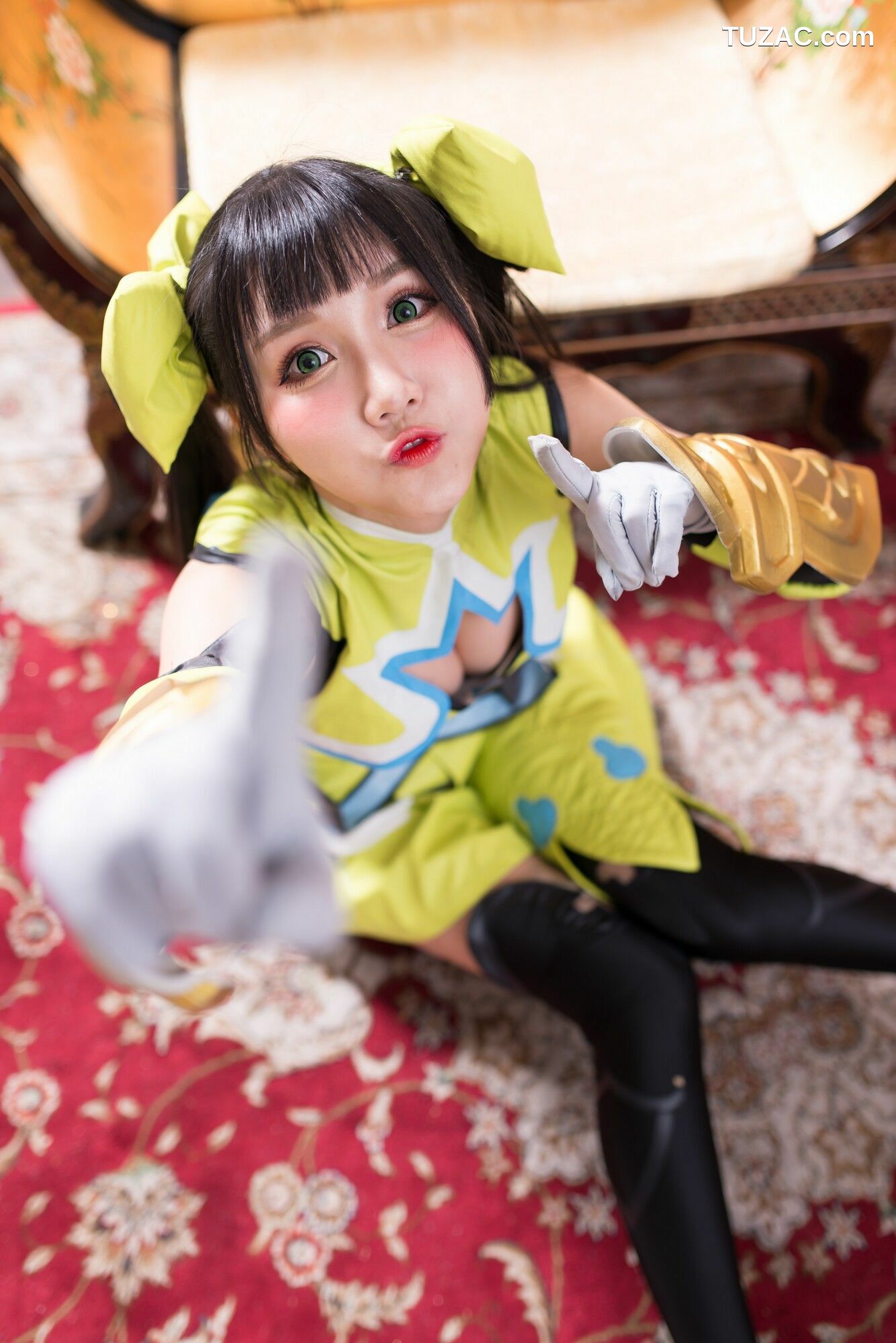 台湾正妹_ 乔乔儿《琴棚孙尚香 白丝》写真集[25P]