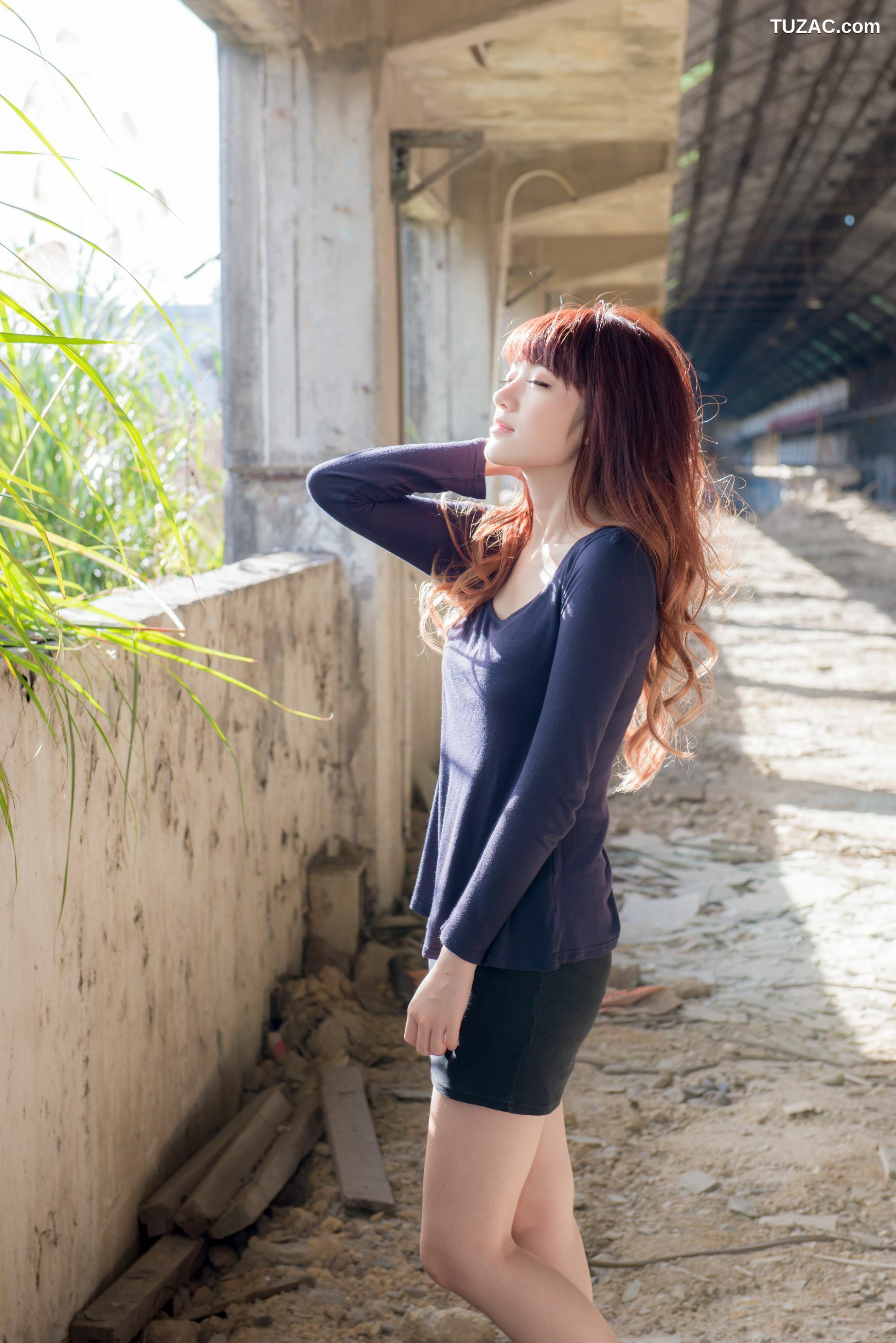 台湾正妹_台湾正妹林岗怡Didy《废墟车站唯美外拍》写真集