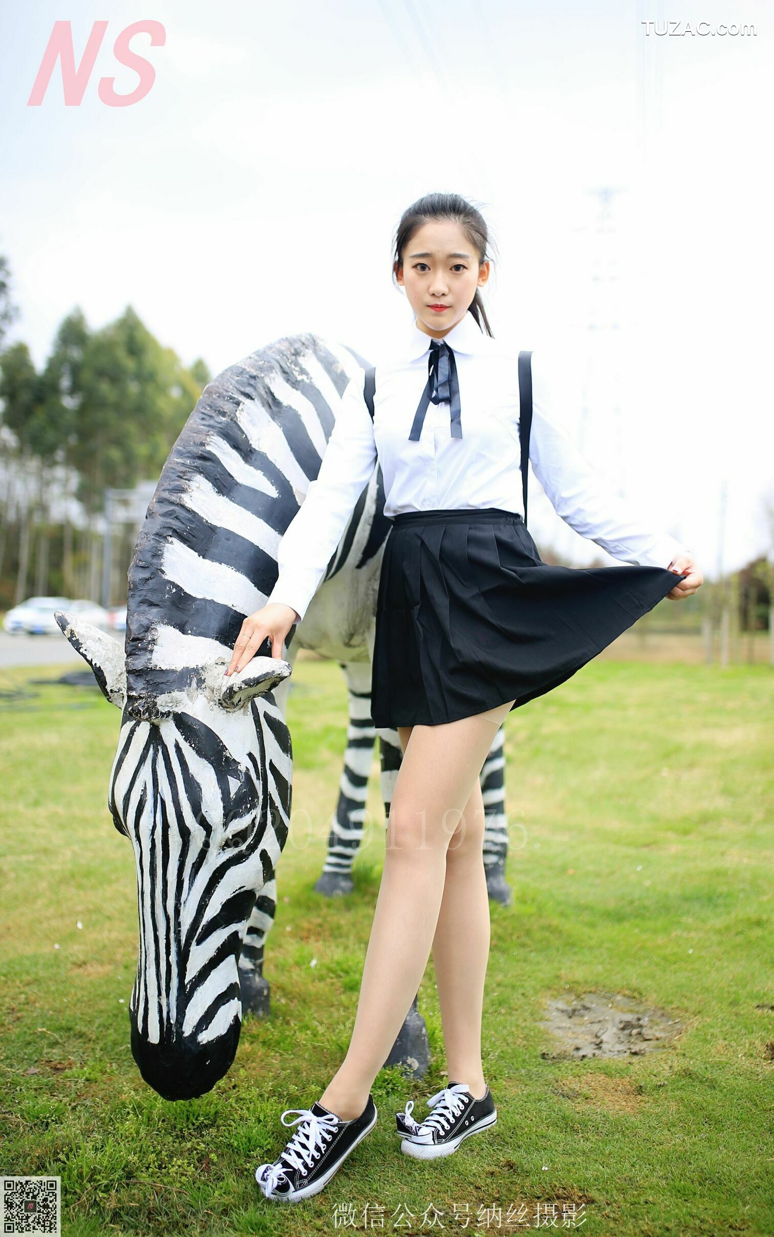 纳丝摄影_A＋妹《学妹肉丝》 NO.122 写真集[63P]