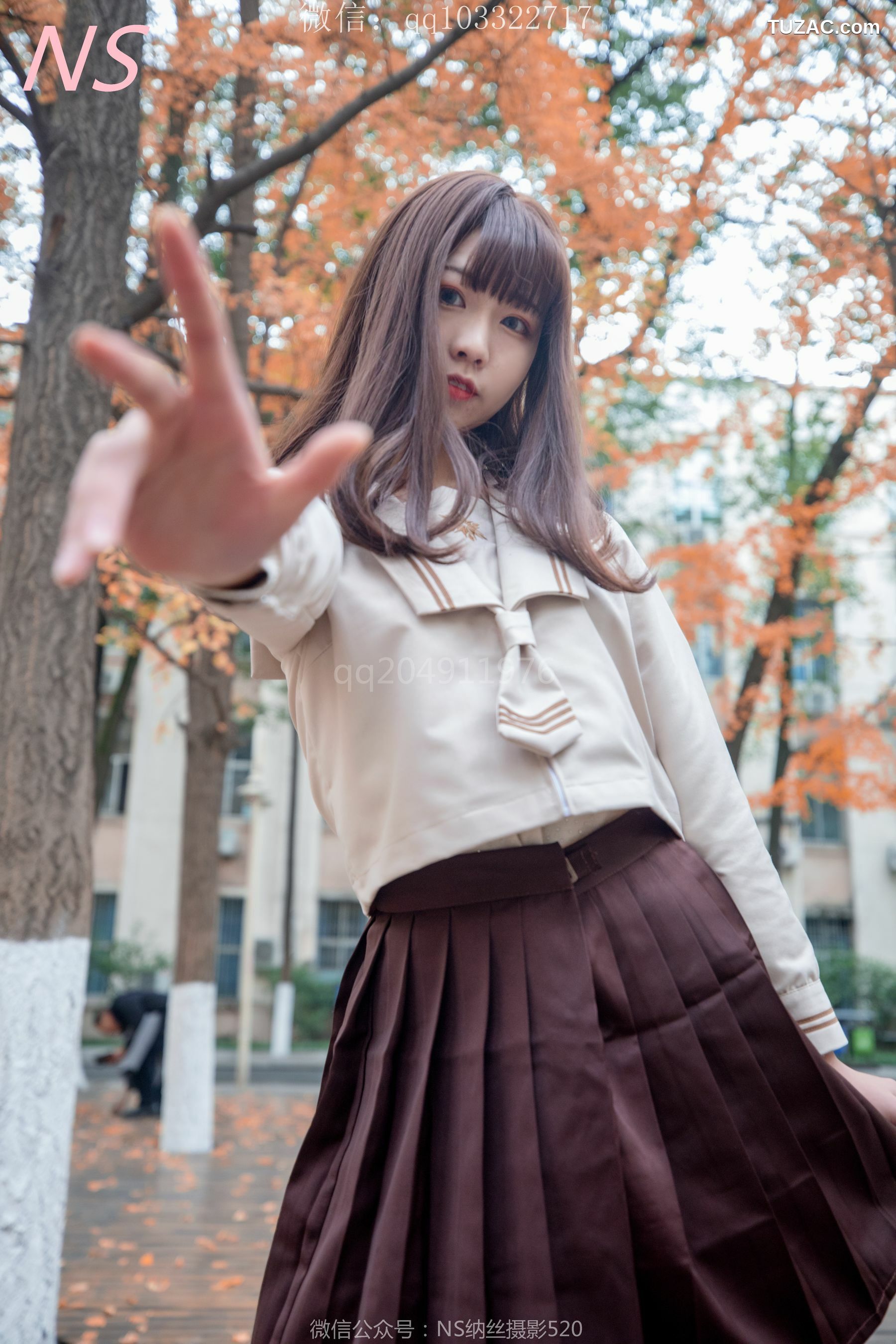 纳丝摄影_枫之少女《白丝肉丝萌萌哒的枫》 写真集[93P]