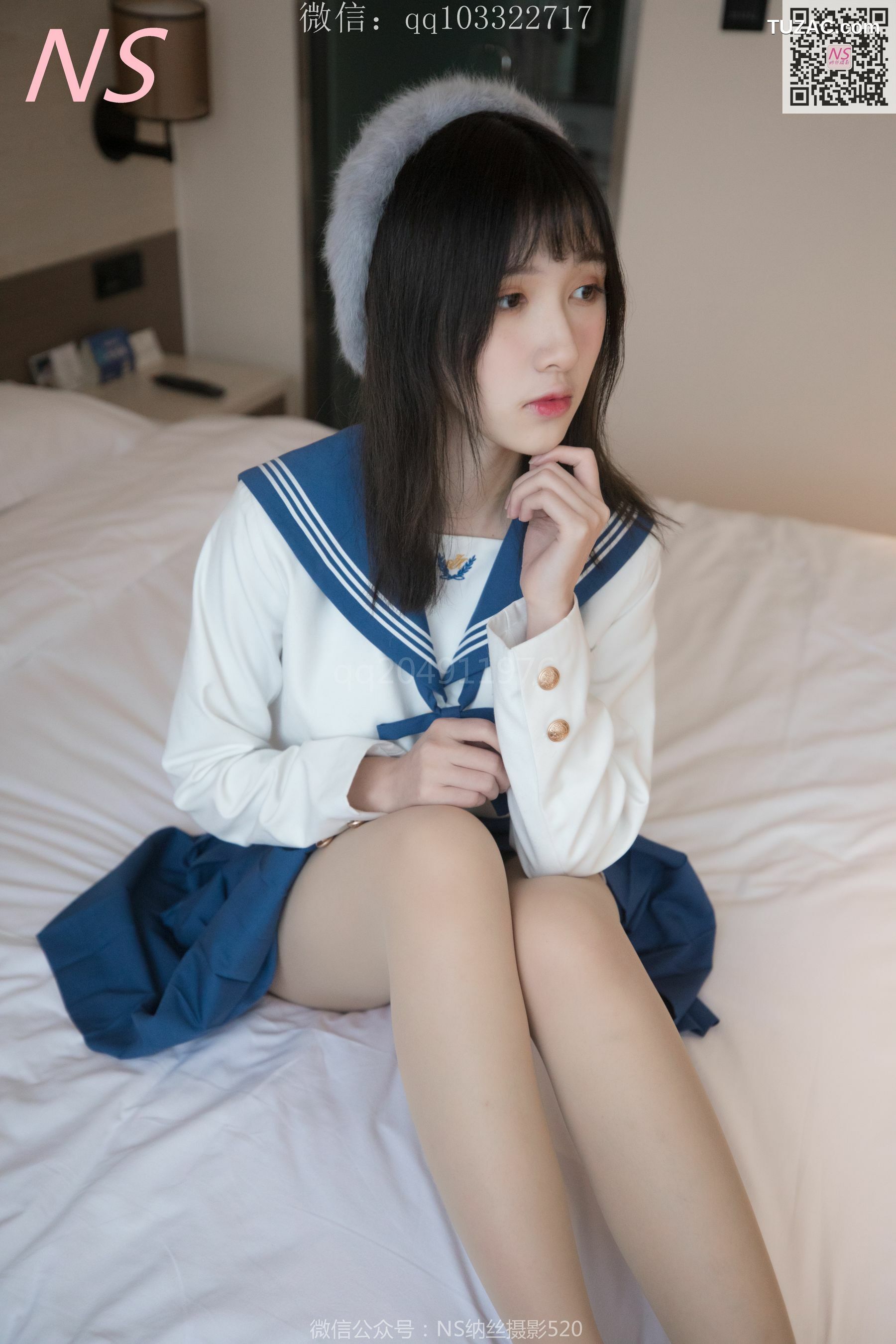 纳丝摄影_楚楚《楚楚动人的丝袜少女》 写真集[93P]