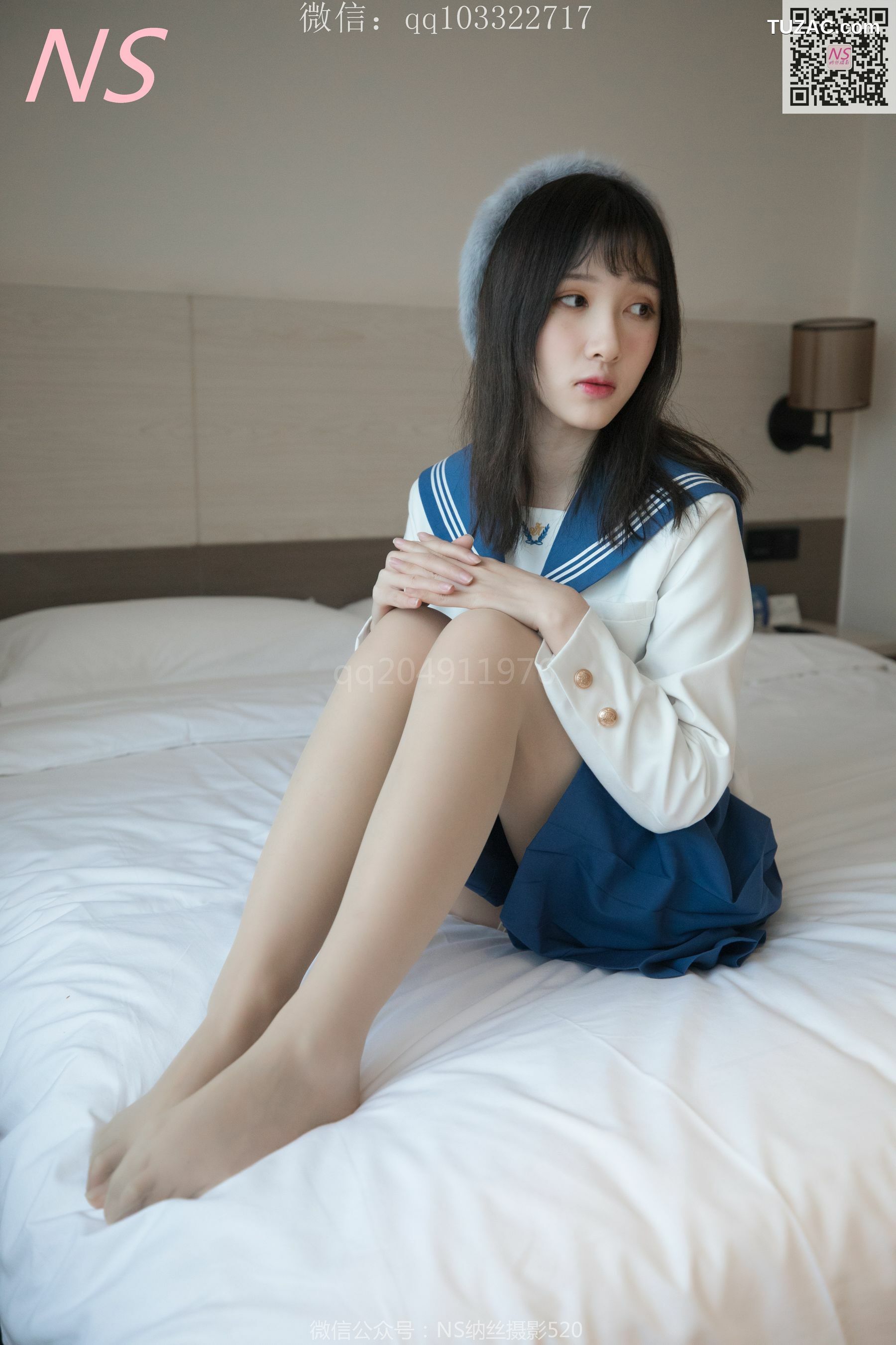 纳丝摄影_楚楚《楚楚动人的丝袜少女》 写真集[93P]