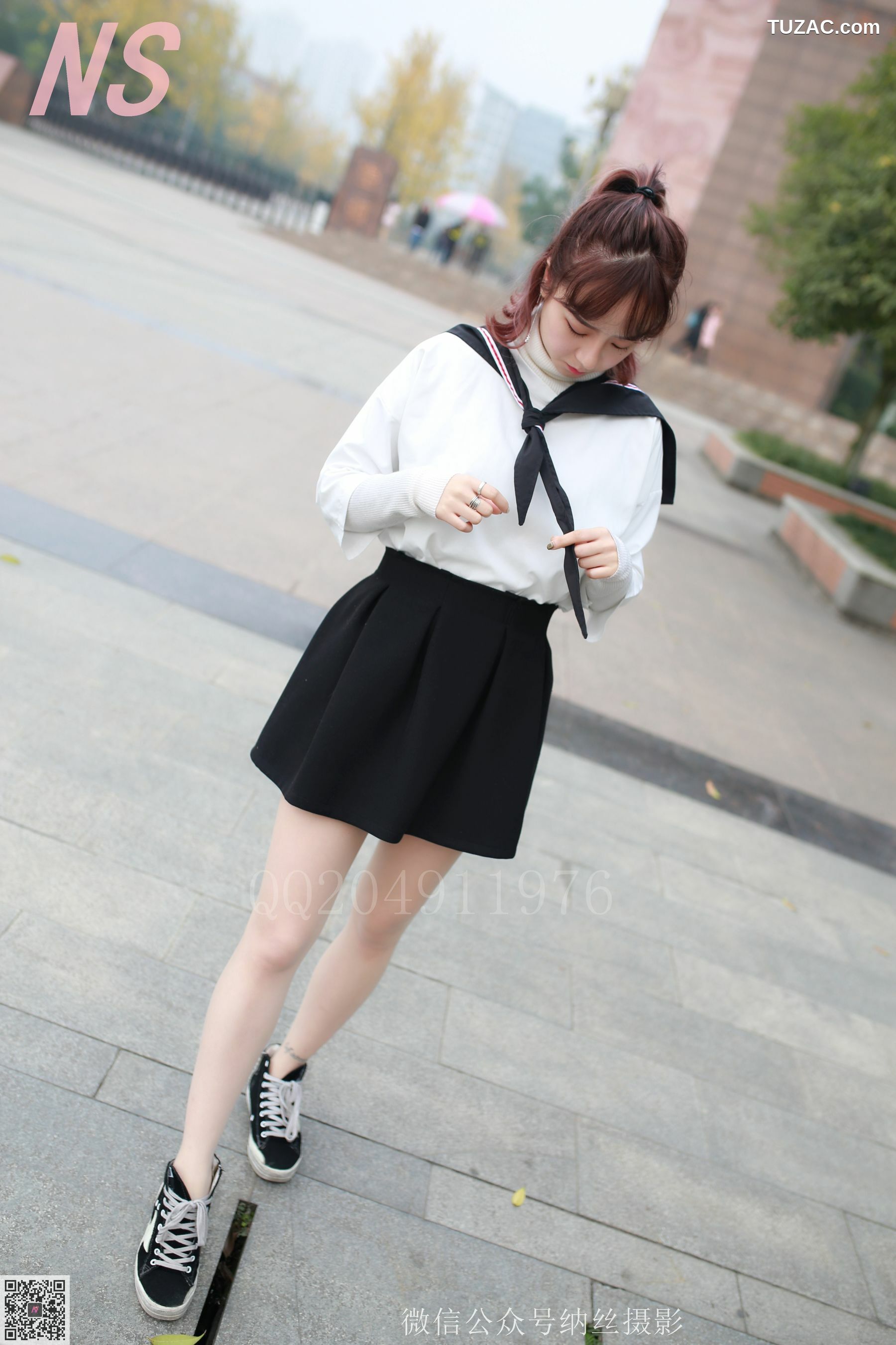 纳丝摄影_然然《大学校园丝袜美足》 NO.100 写真集[111P]