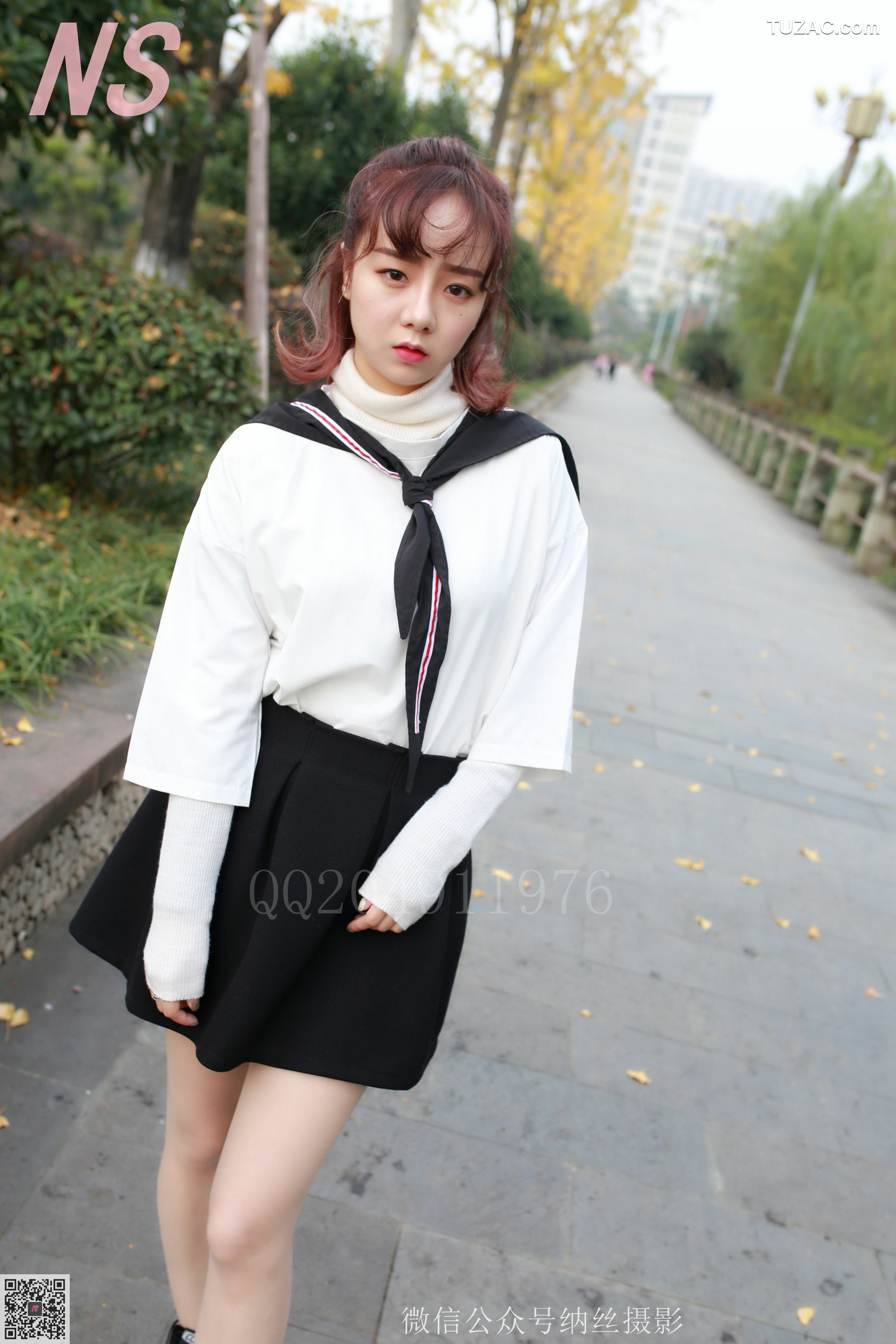 纳丝摄影_然然《大学校园丝袜美足》 NO.100 写真集[111P]