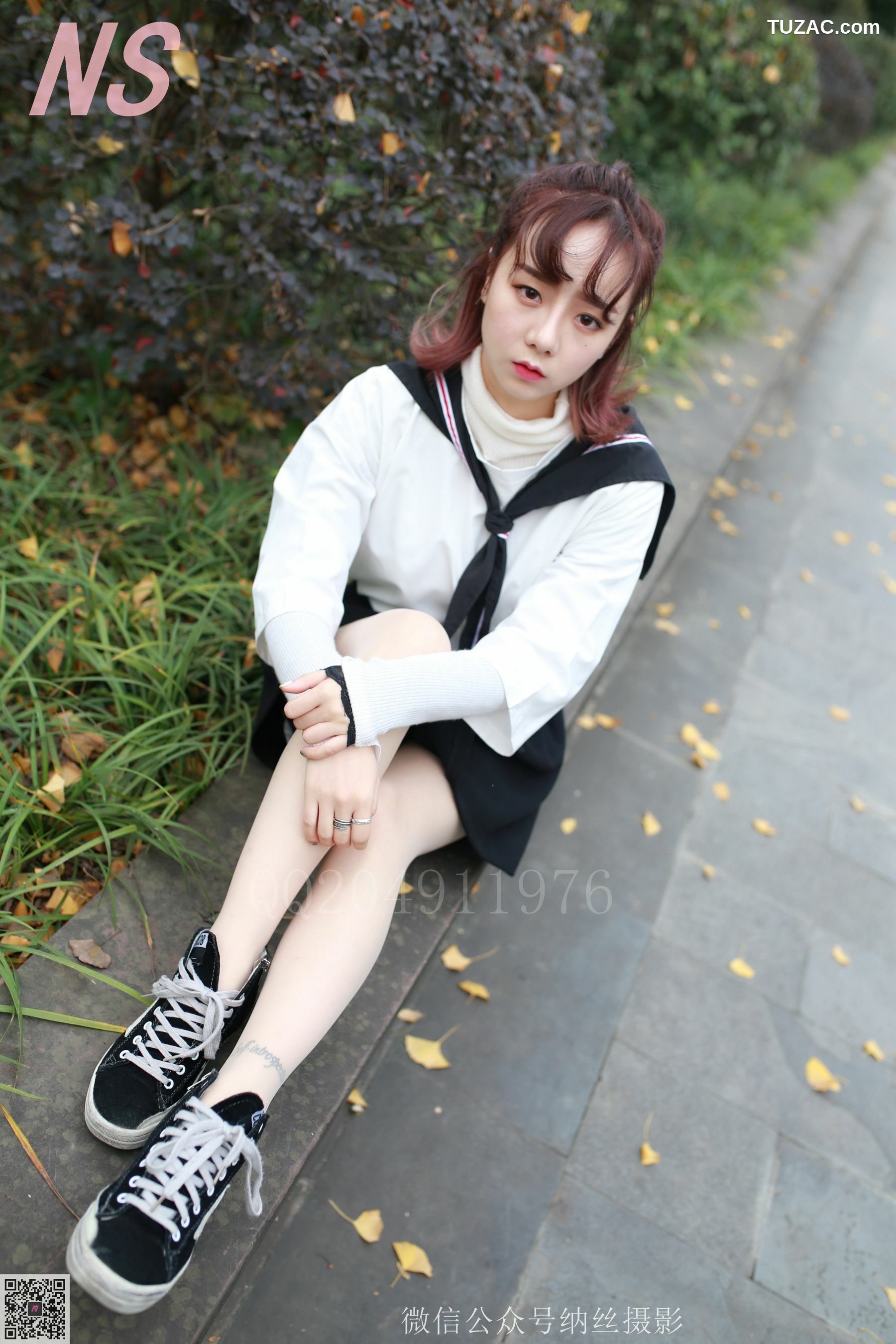 纳丝摄影_然然《大学校园丝袜美足》 NO.100 写真集[111P]