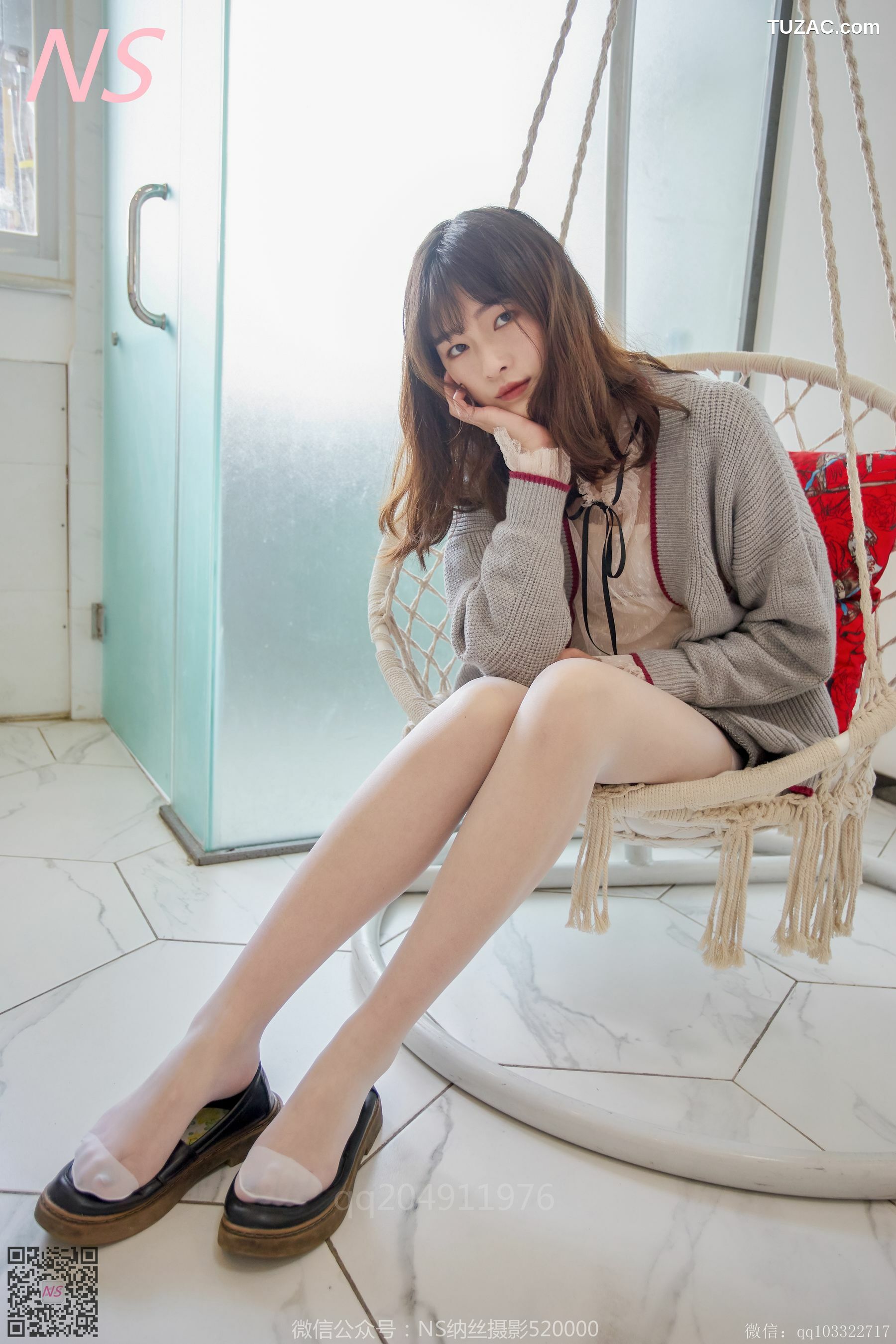 纳丝摄影_王小瑞《薄丝美腿》 写真集[64P]
