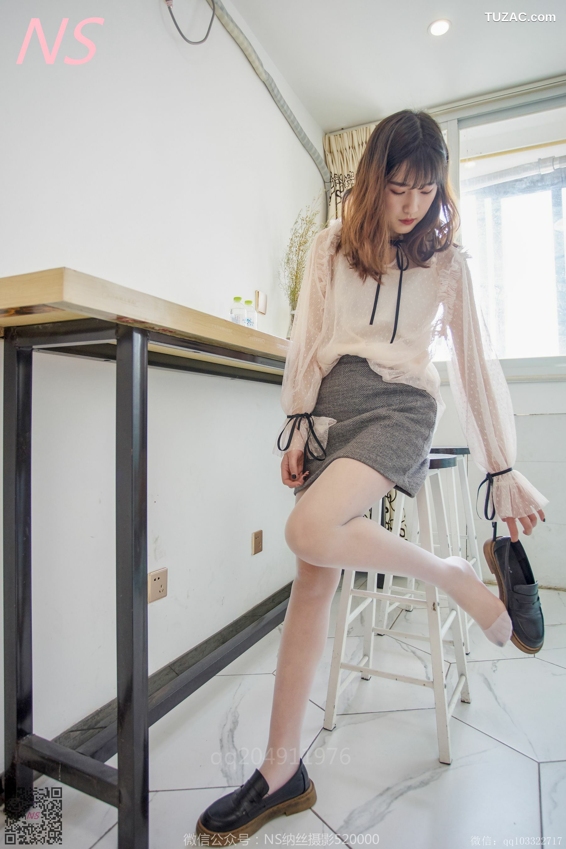 纳丝摄影_王小瑞《薄丝美腿》 写真集[64P]