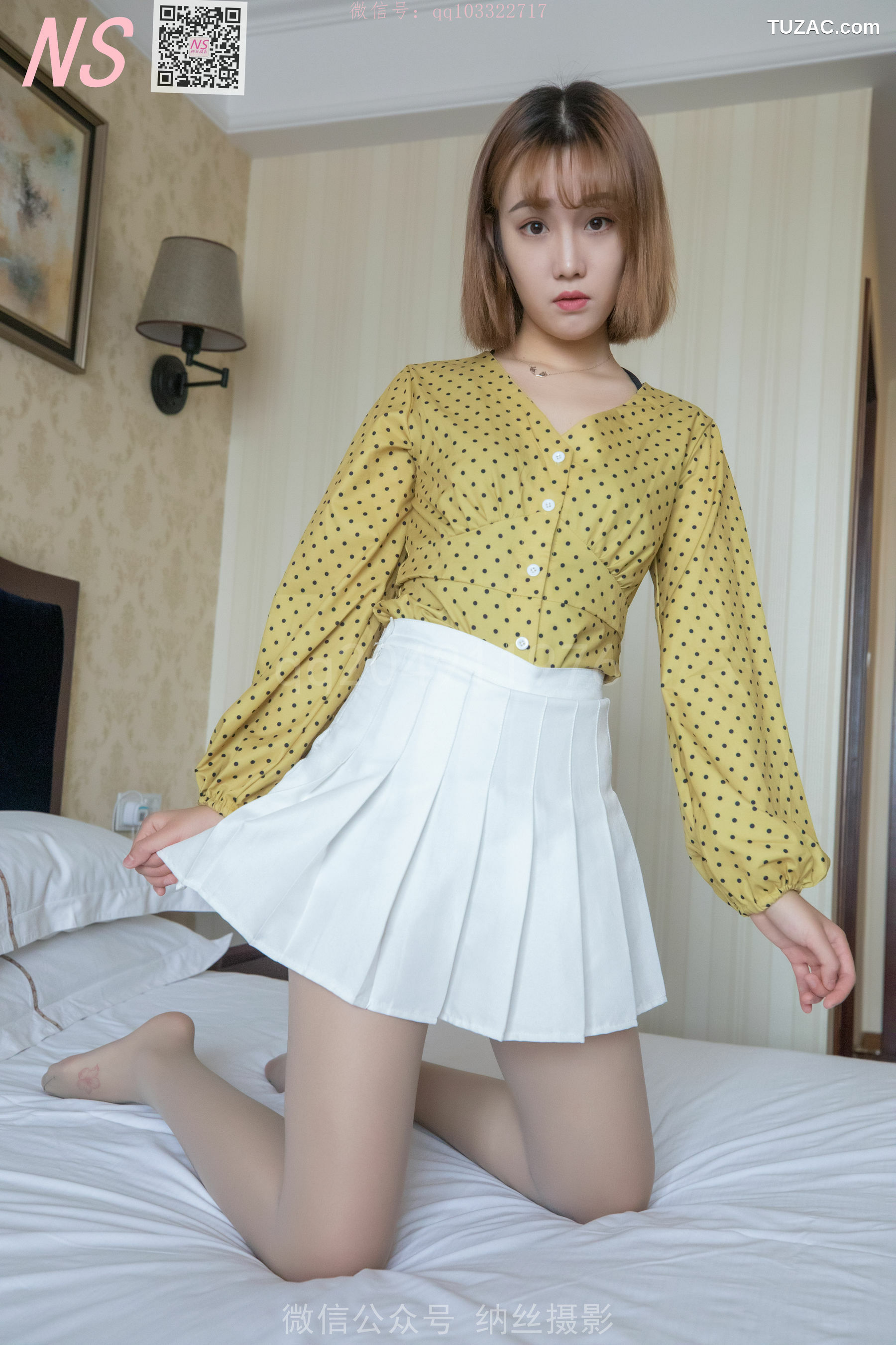 纳丝摄影_琴子《灰色丝袜领域》 写真集[84P]