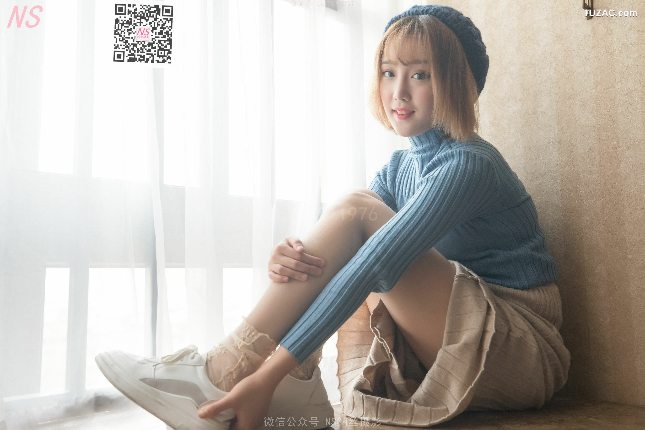 纳丝摄影_琴子《逆光短丝袜BY黑丝袜》 写真集[95P]