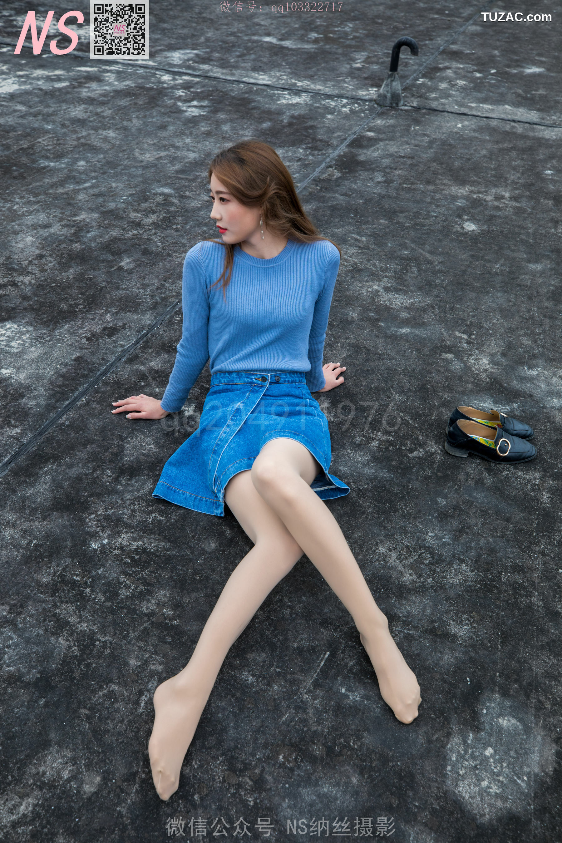 纳丝摄影_舒怡《女神天台肉色丝袜》 写真集[99P]