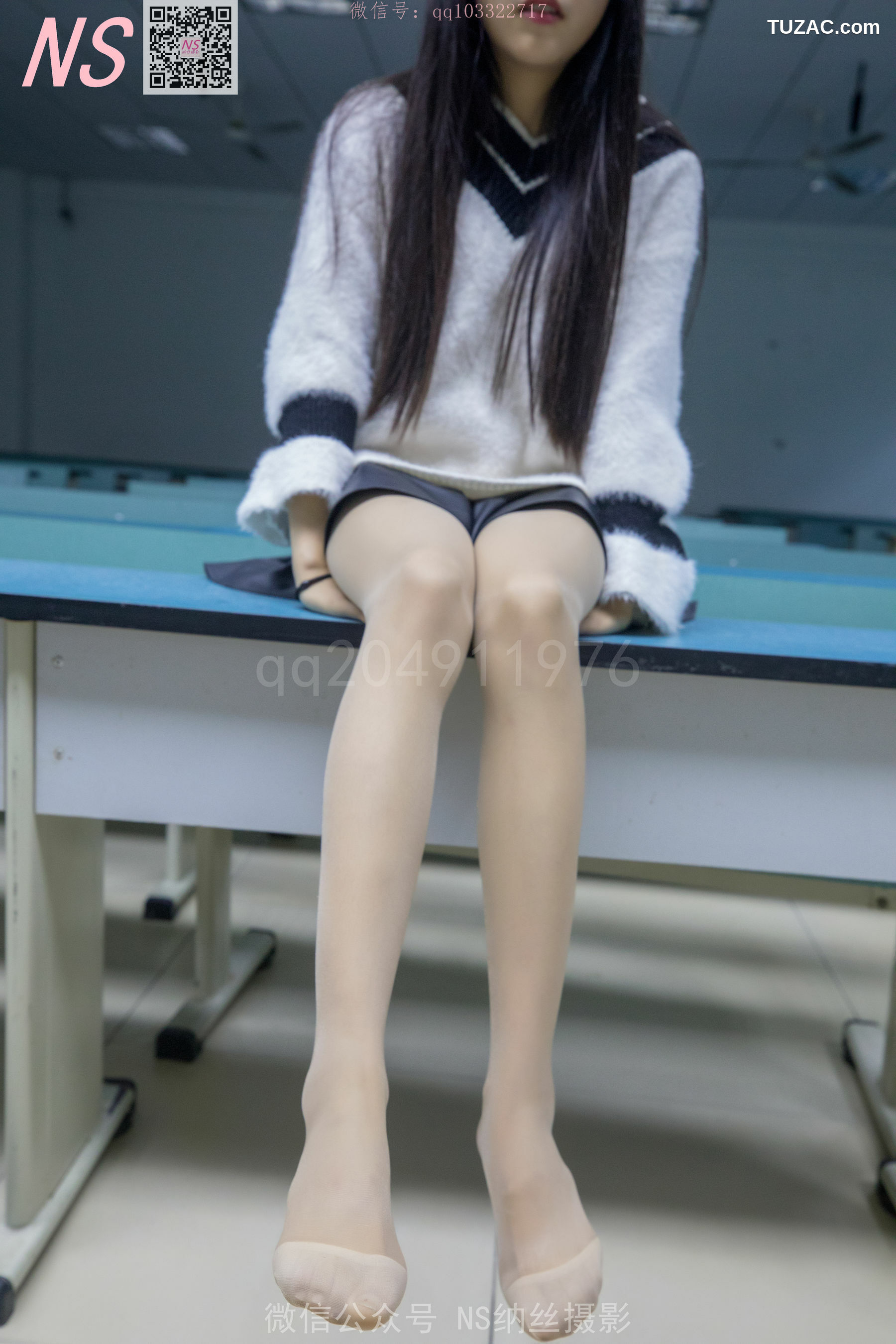 纳丝摄影_雨佳《丝袜学记》 写真集[74P]