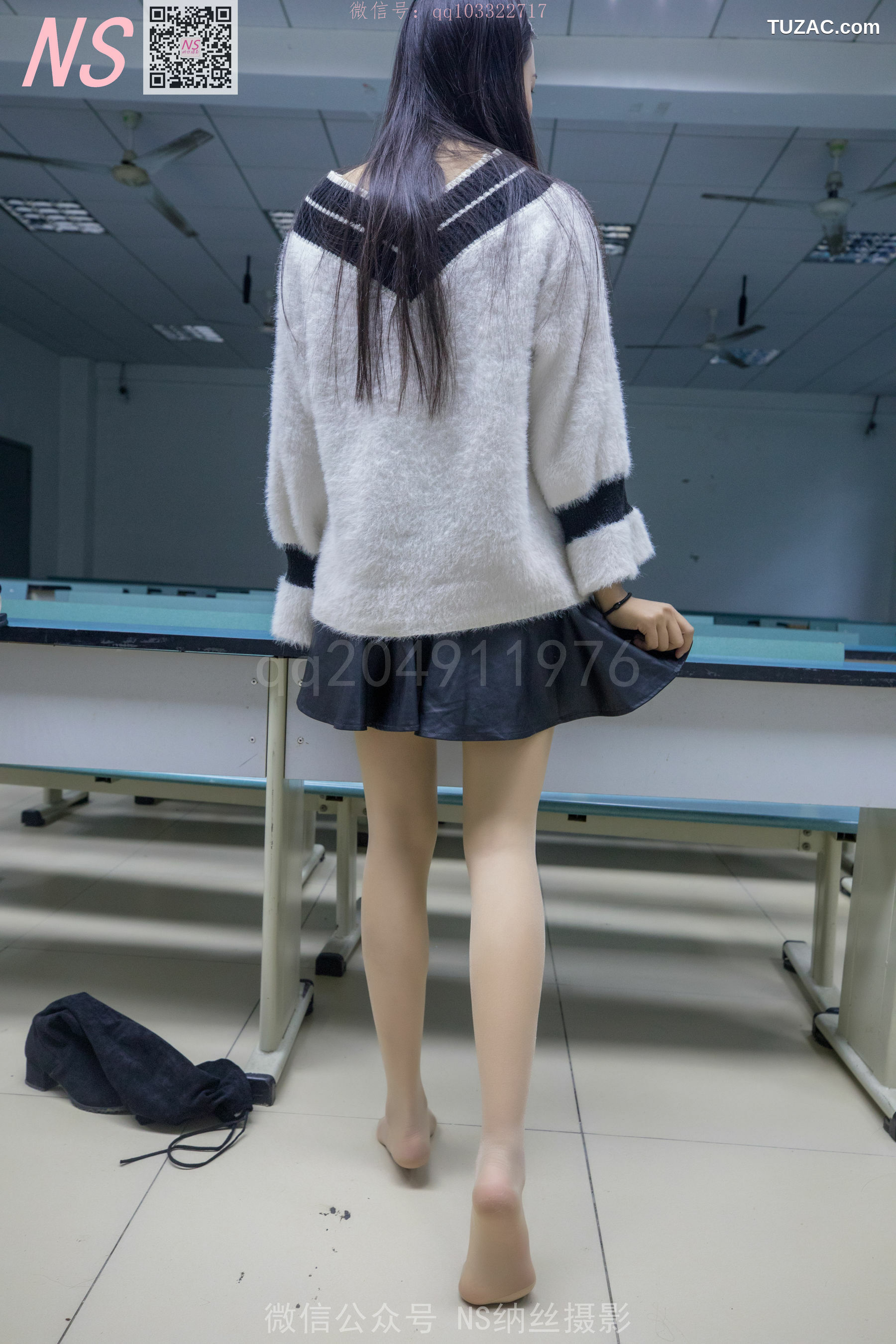 纳丝摄影_雨佳《丝袜学记》 写真集[74P]