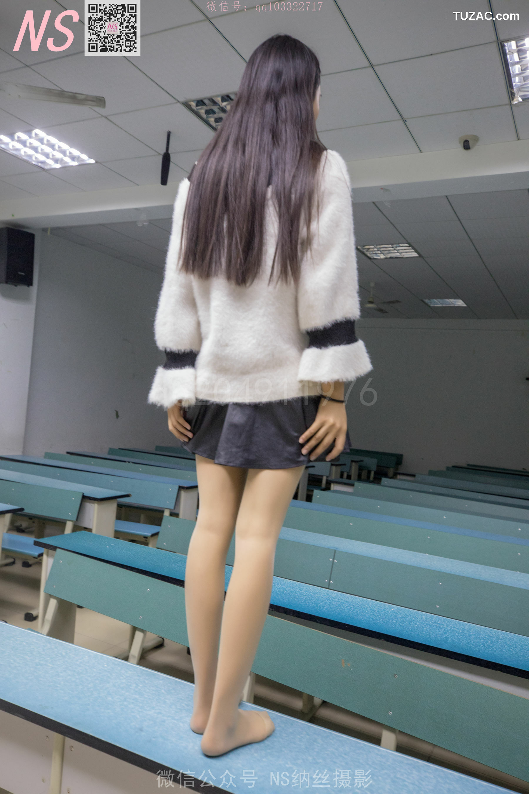 纳丝摄影_雨佳《丝袜学记》 写真集[74P]