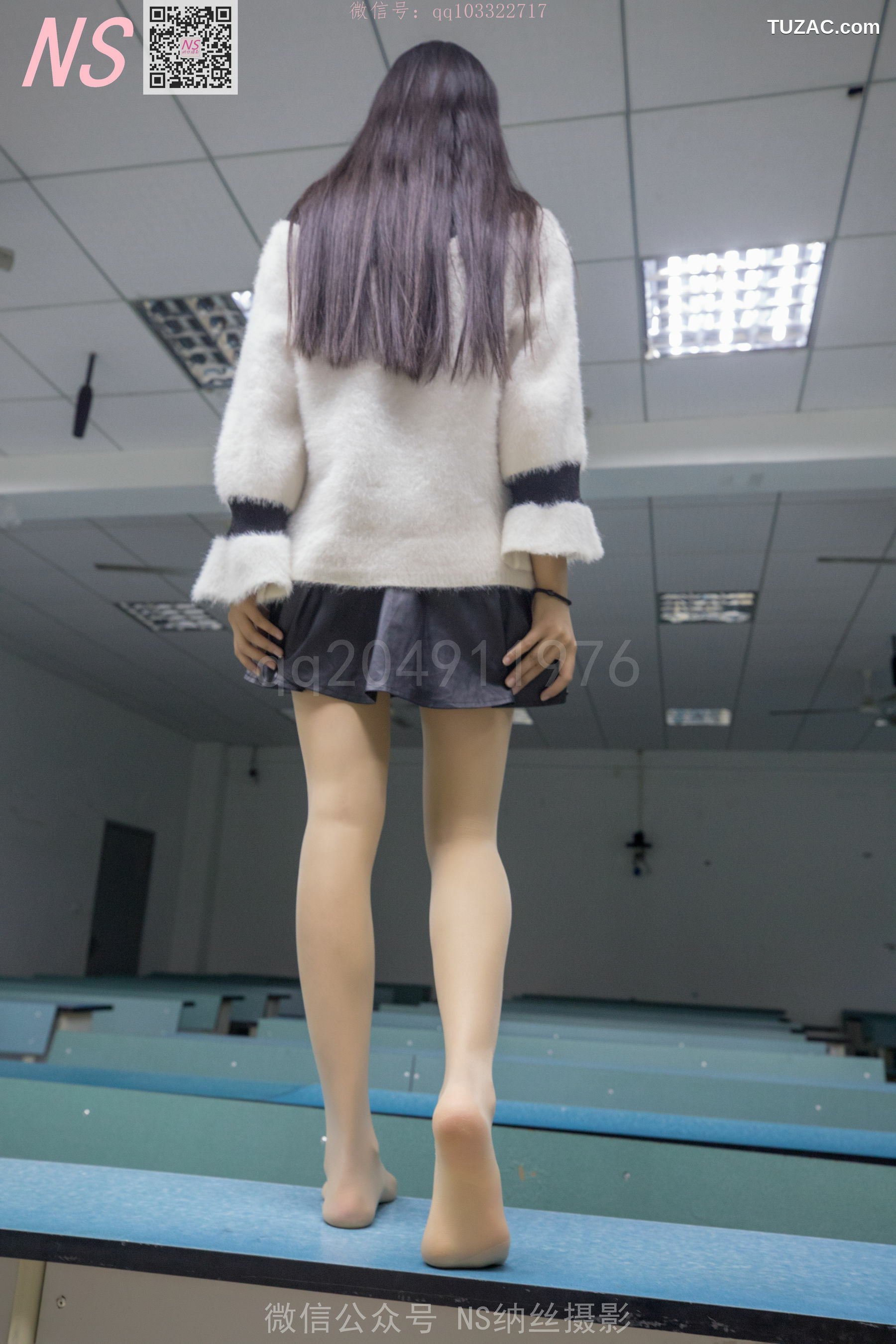 纳丝摄影_雨佳《丝袜学记》 写真集[74P]
