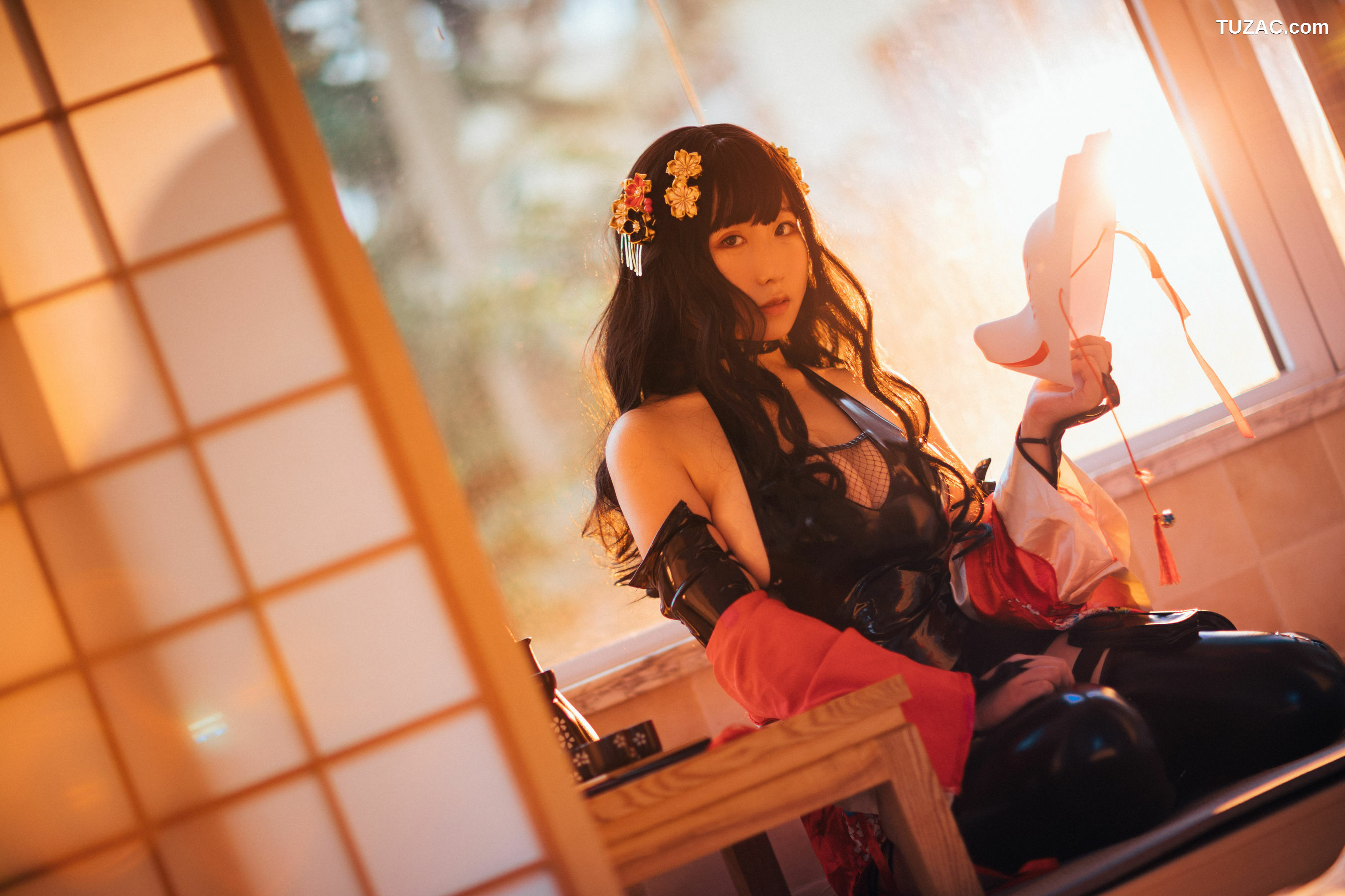 网络美女_ 从从从从鸾 《大胸忍者》 写真集[66P]