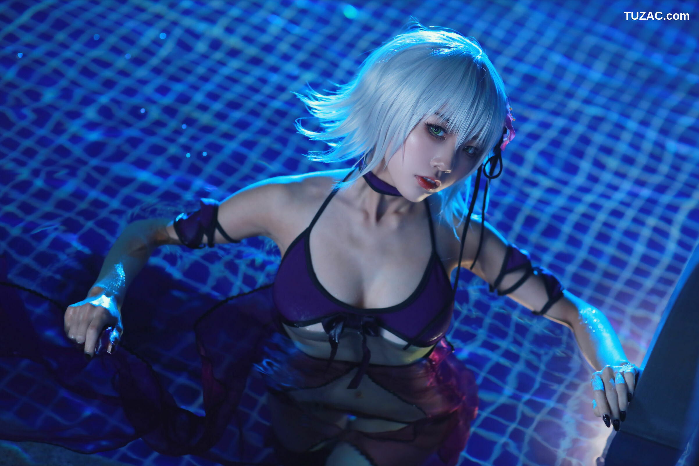 网络美女_ 动漫博主水淼aqua - 贞德泳装 写真套图[41P]