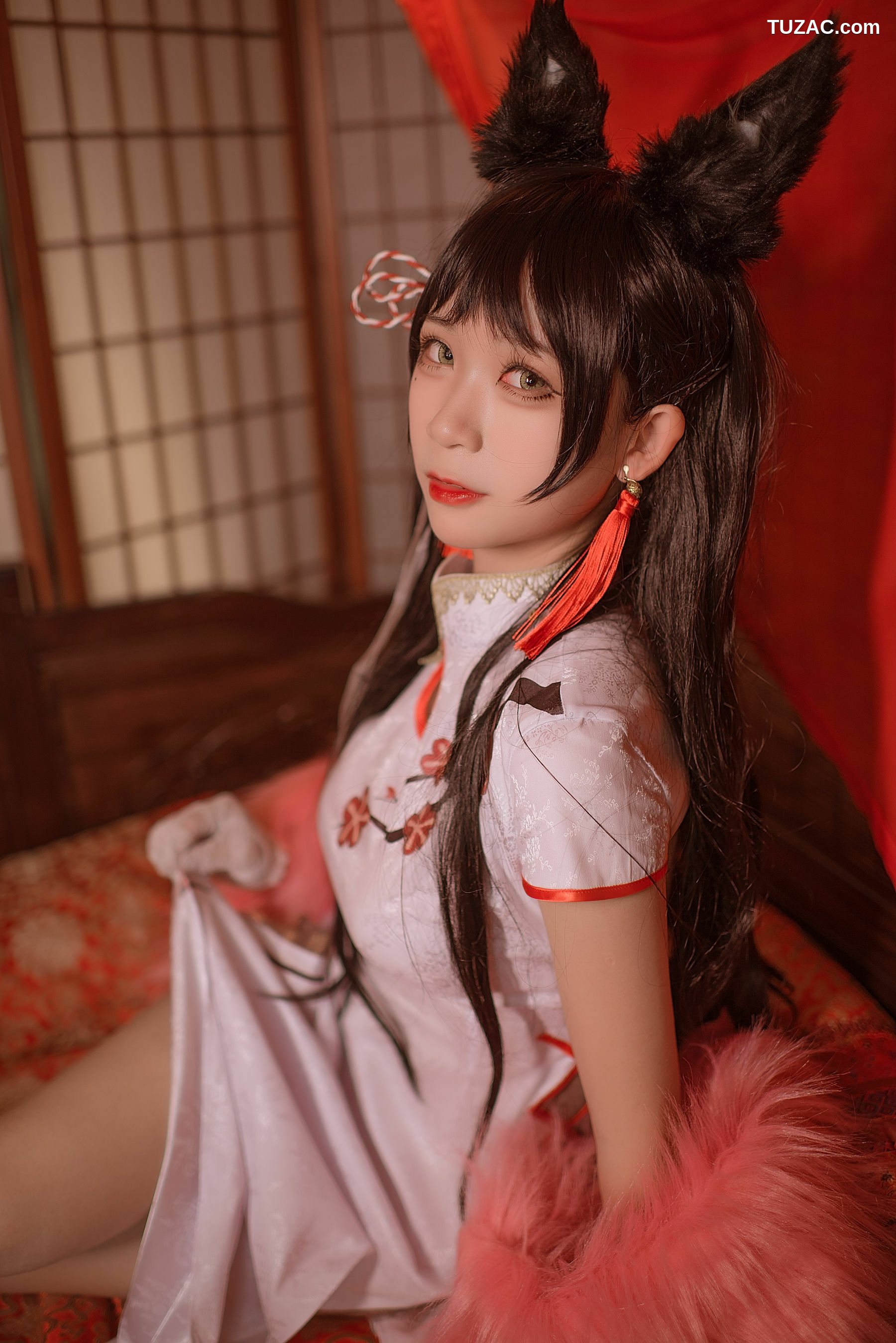 网络美女_ 樱落酱w 《爱宕新春旗袍》 写真集[16P]
