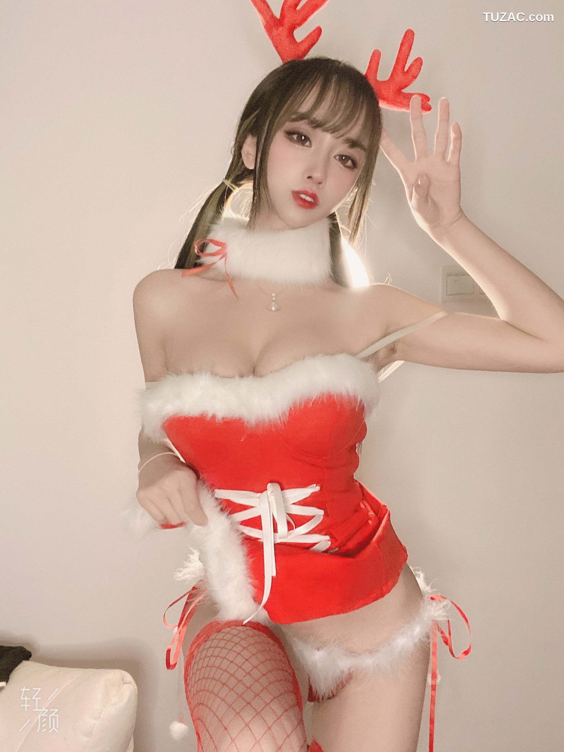 网络美女_ 米线线sama - 圣诞特辑 写真套图[39P]