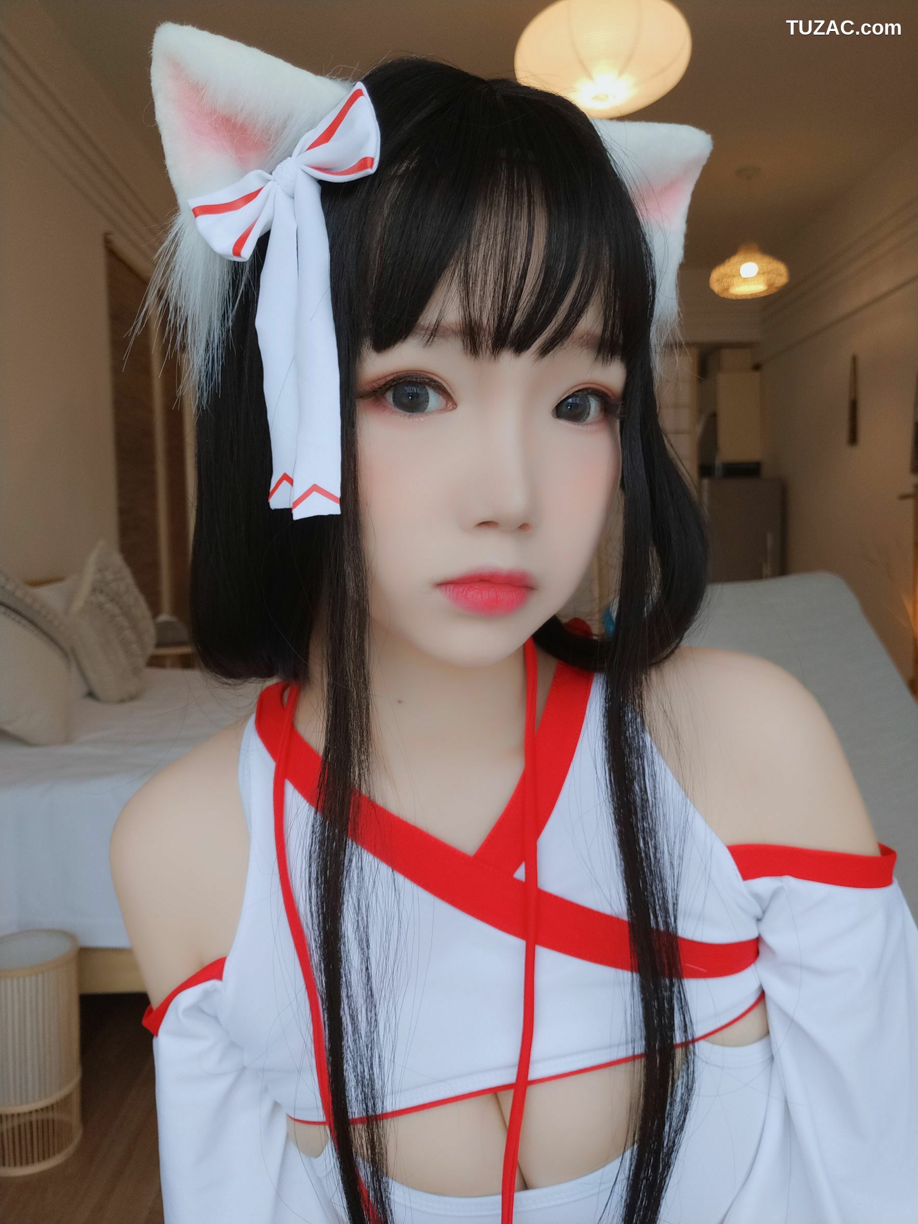 网络美女_ 雪晴Astra 《神社の猫》 写真集[96P]