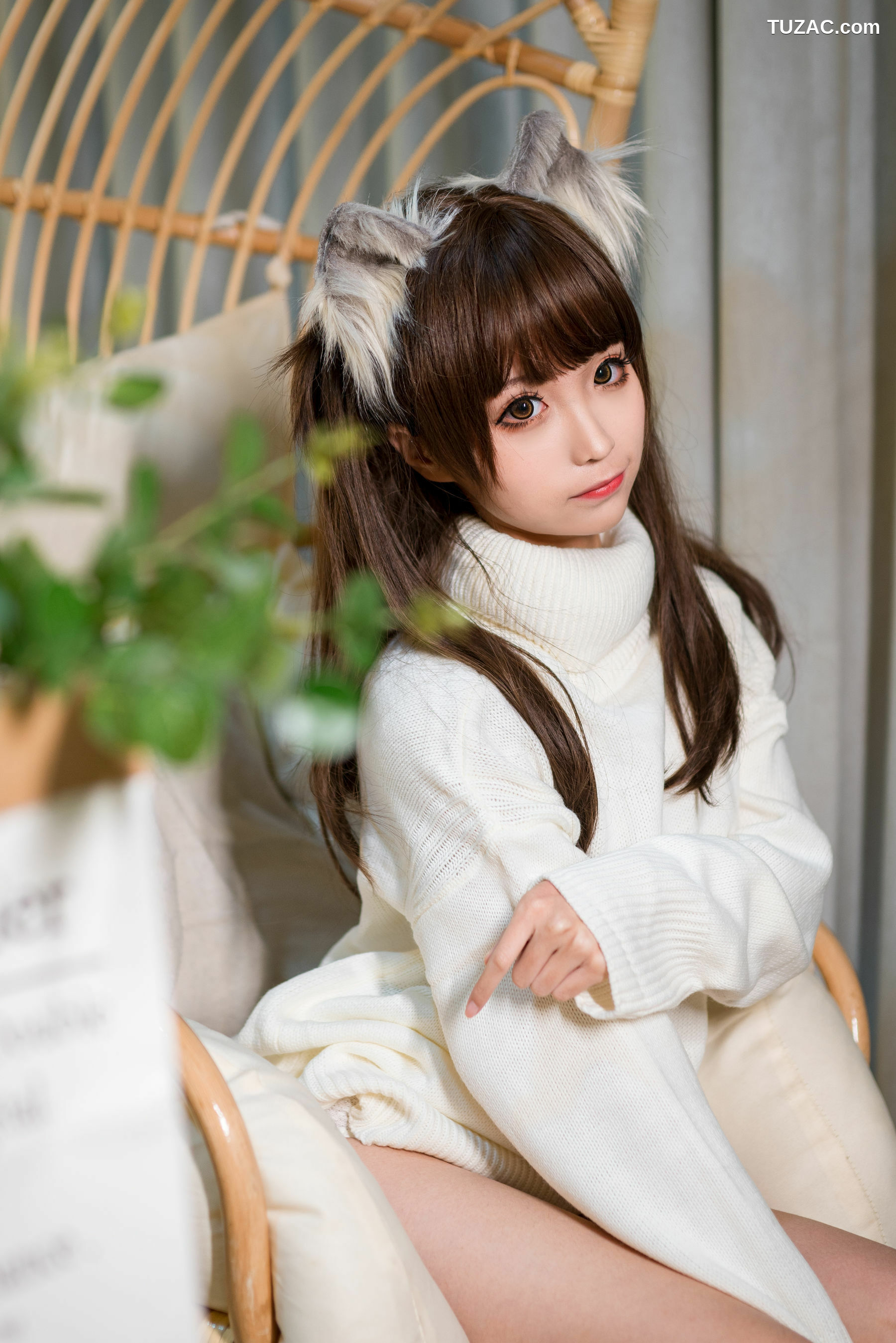 网络美女_动漫博主蠢沫沫 《白毛衣》 写真集
