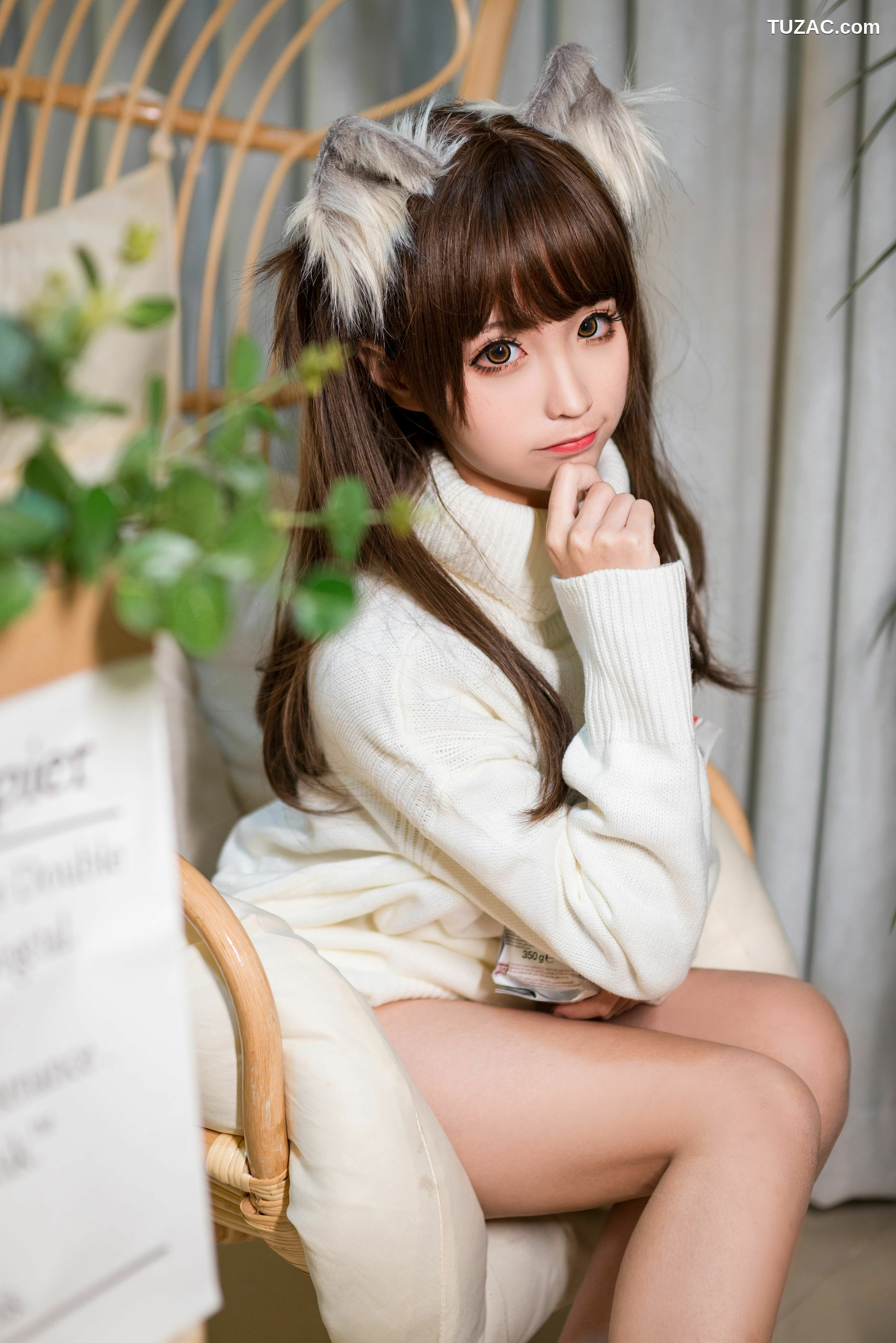 网络美女_动漫博主蠢沫沫 《白毛衣》 写真集
