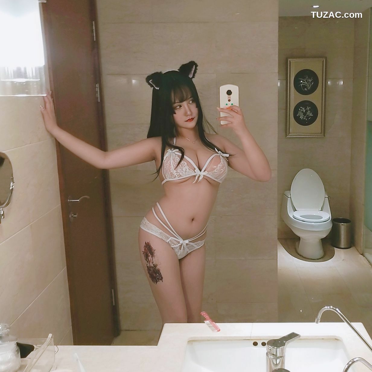 网络美女_夏鸽鸽不想起床 《猫耳》 写真集