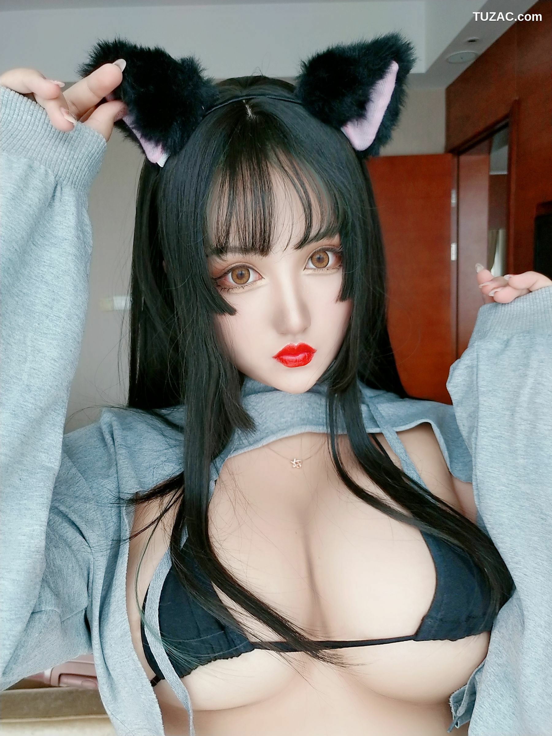 网络美女_夏鸽鸽不想起床 《猫耳》 写真集