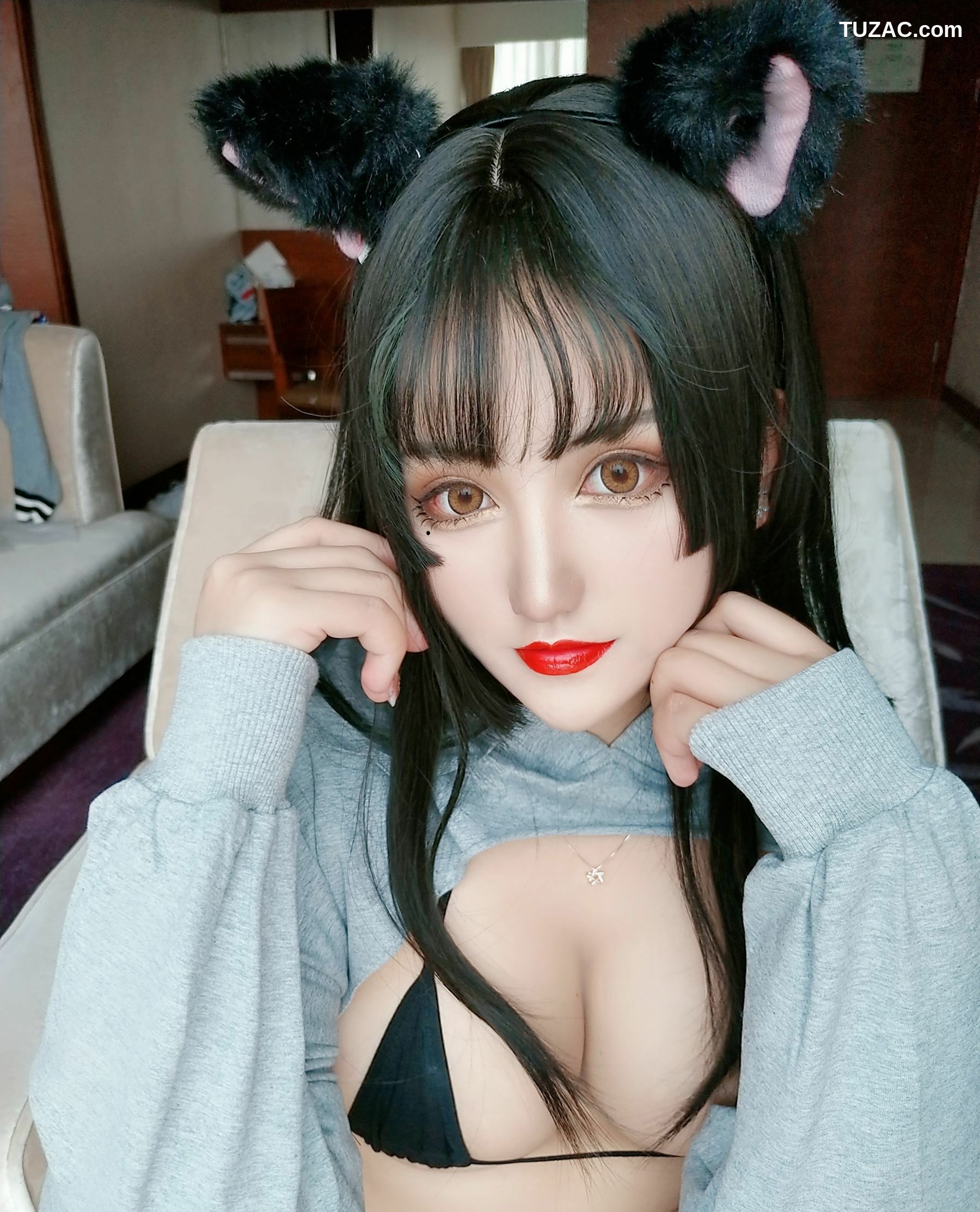 网络美女_夏鸽鸽不想起床 《猫耳》 写真集