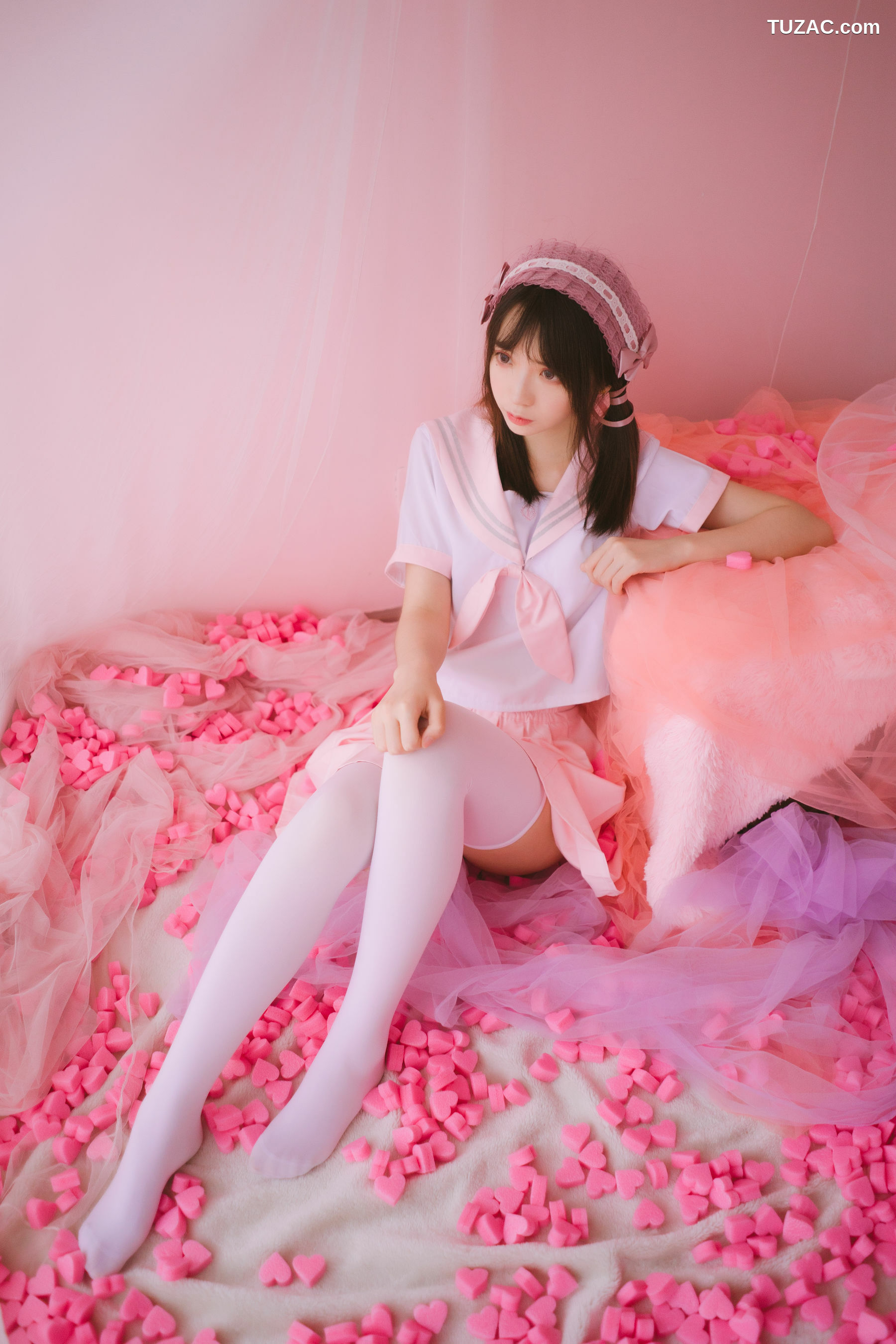 网络美女_疯猫ss《丝袜狂想曲(粉)》 写真集[54P]